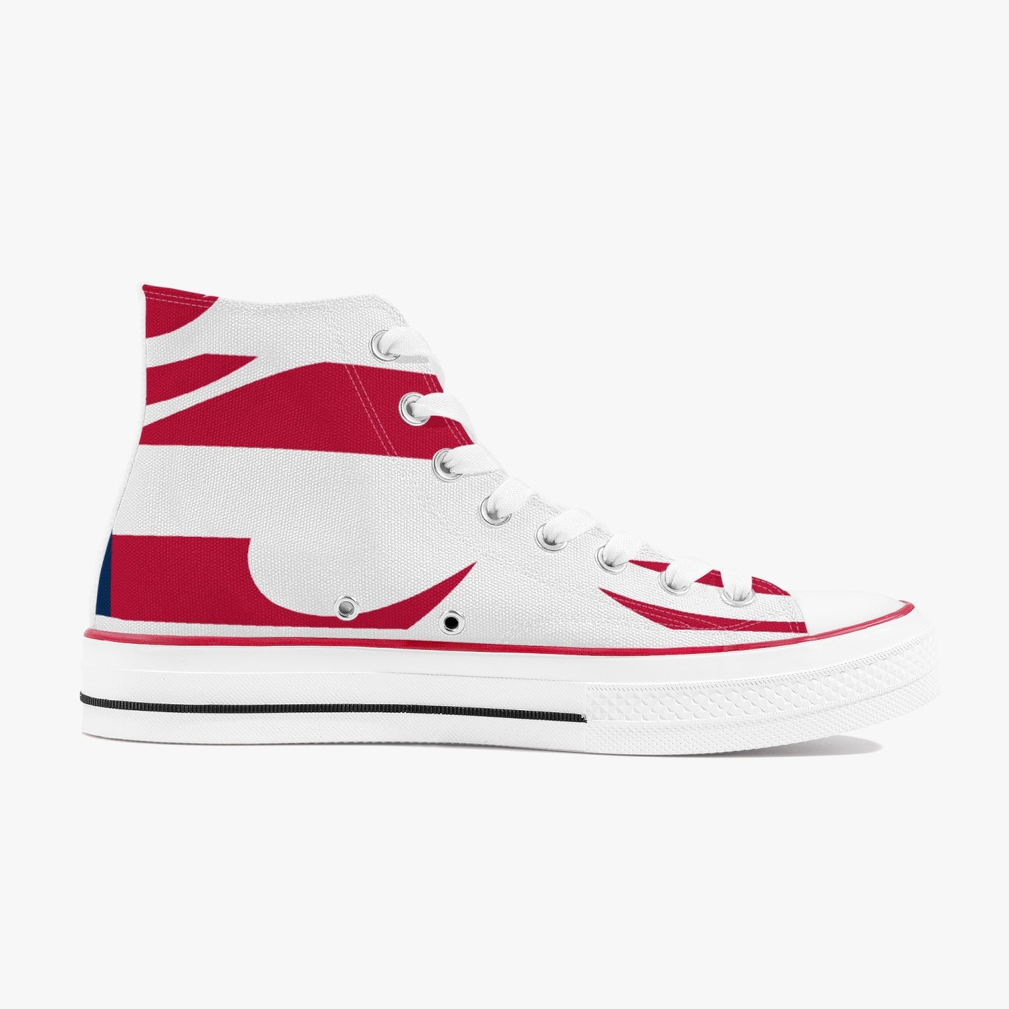 Smyly Sickwitit USA New High-Top Canvas Shoes - White