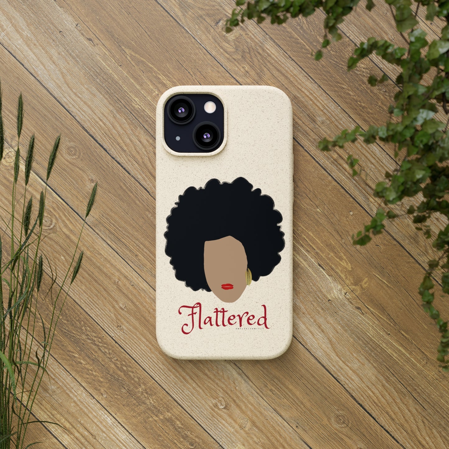 Flattered Biodegradable Cases