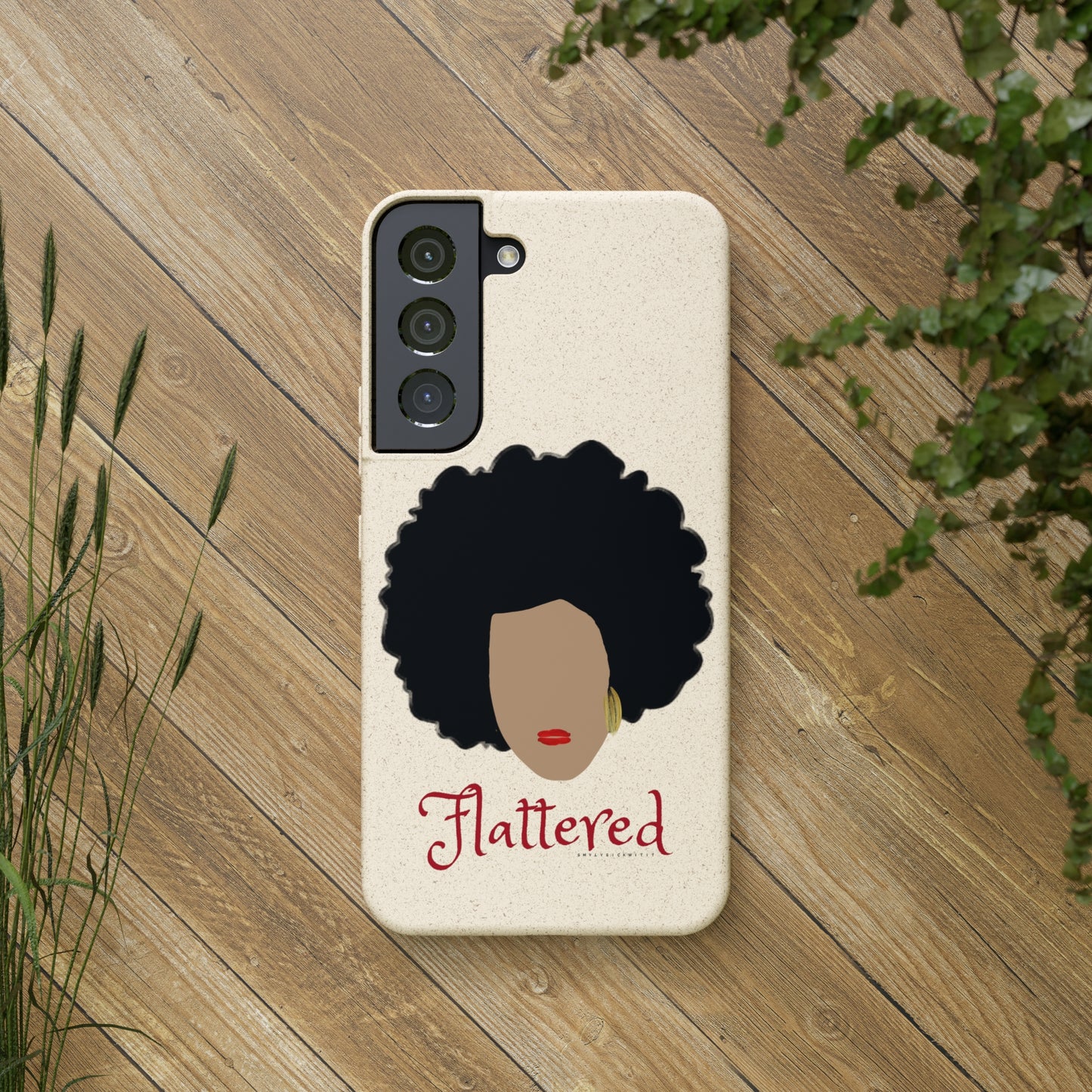 Flattered Biodegradable Cases