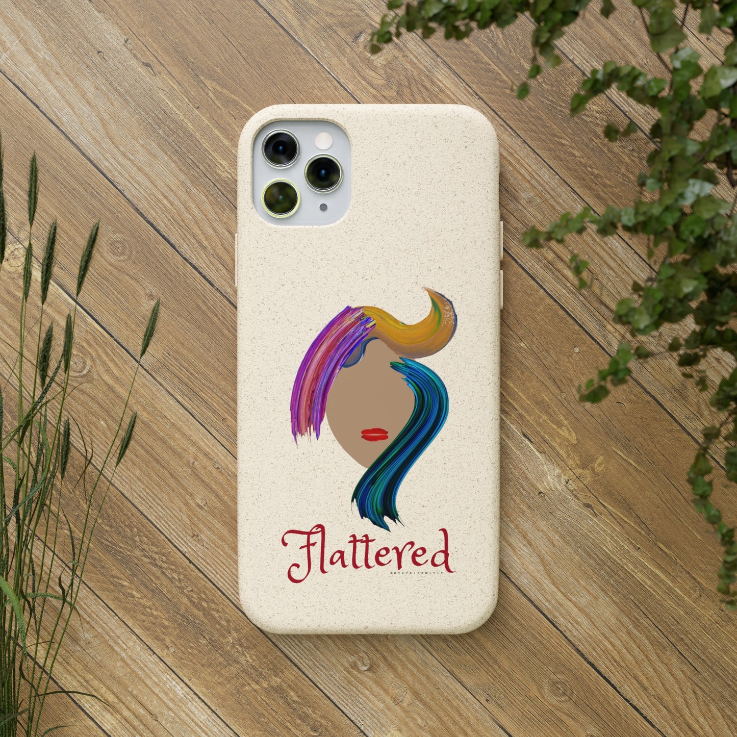 Flattered Biodegradable Cases