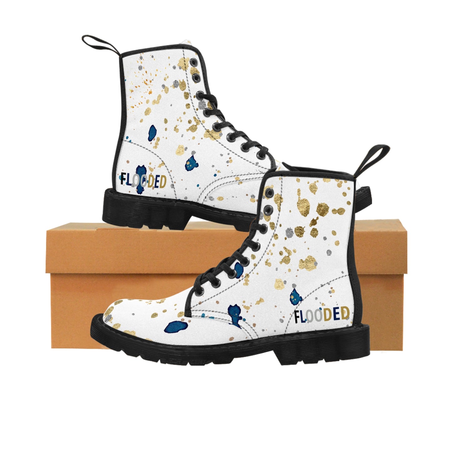Flooded Splash Women's Canvas Boots