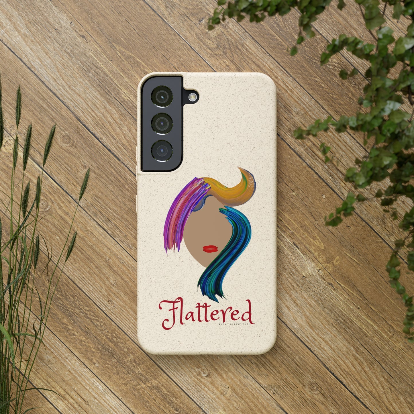 Flattered Biodegradable Cases