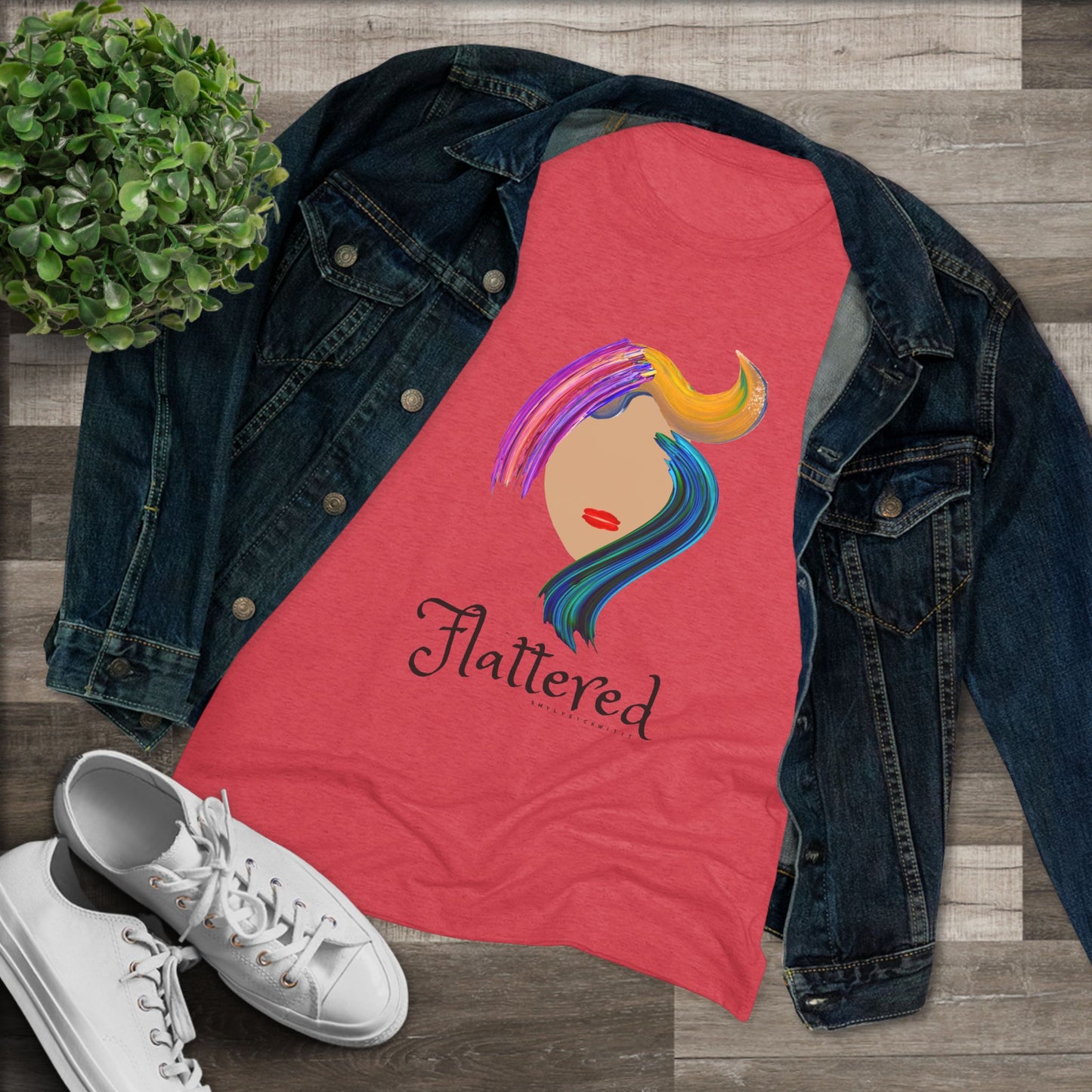 Flattered Women's Triblend Tee