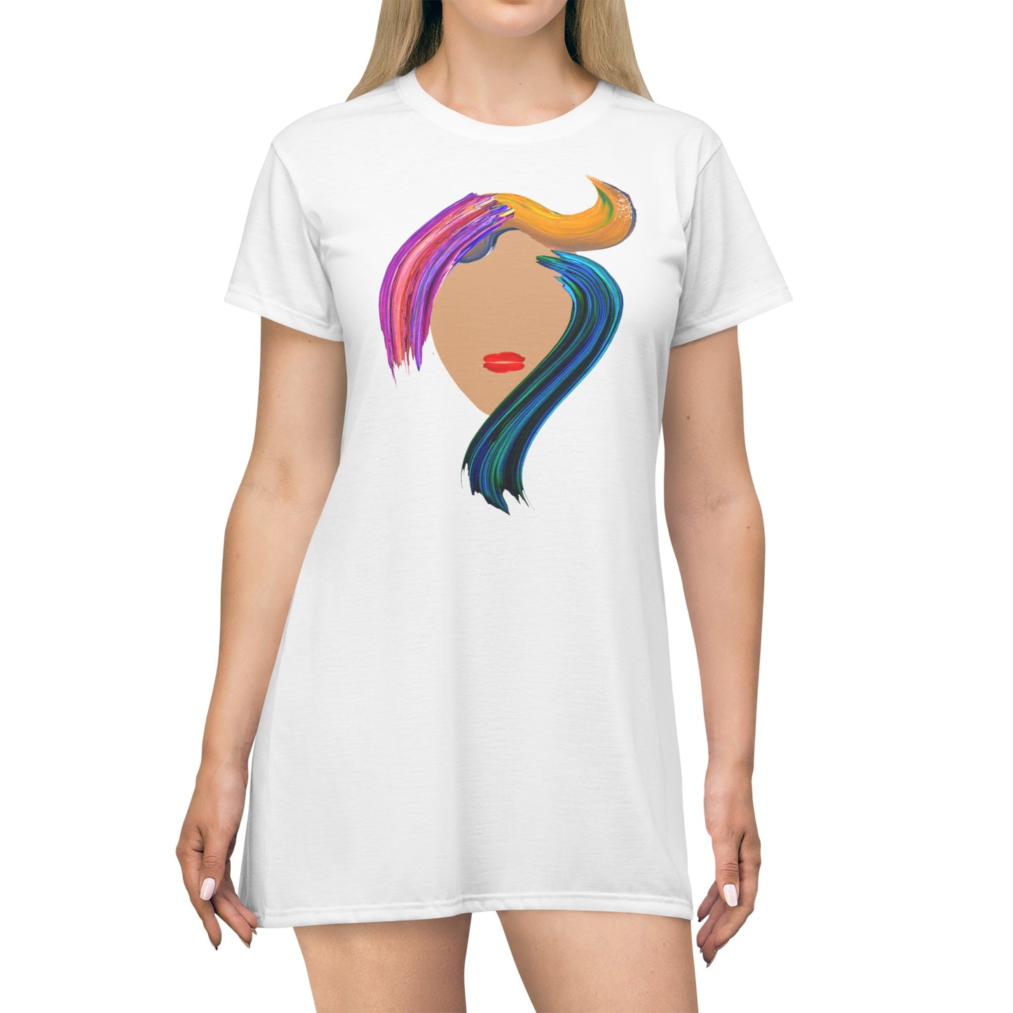 Flattered T-Shirt Dress