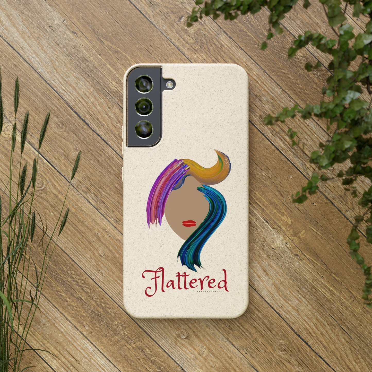 Flattered Biodegradable Cases