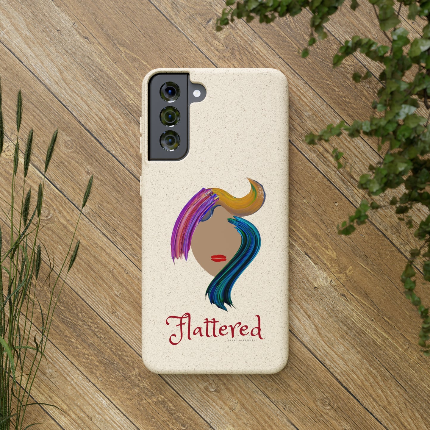 Flattered Biodegradable Cases