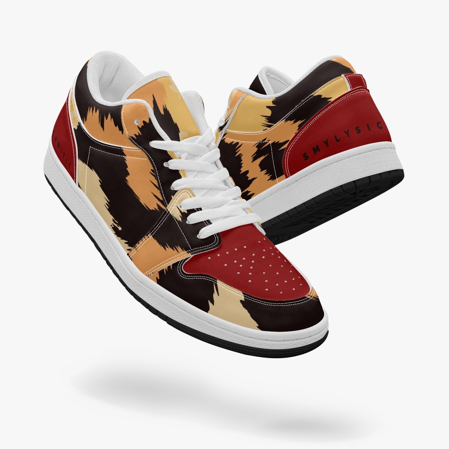 Flooded Jungle Type 2 Low-Top AJ1 Leather Sneakers
