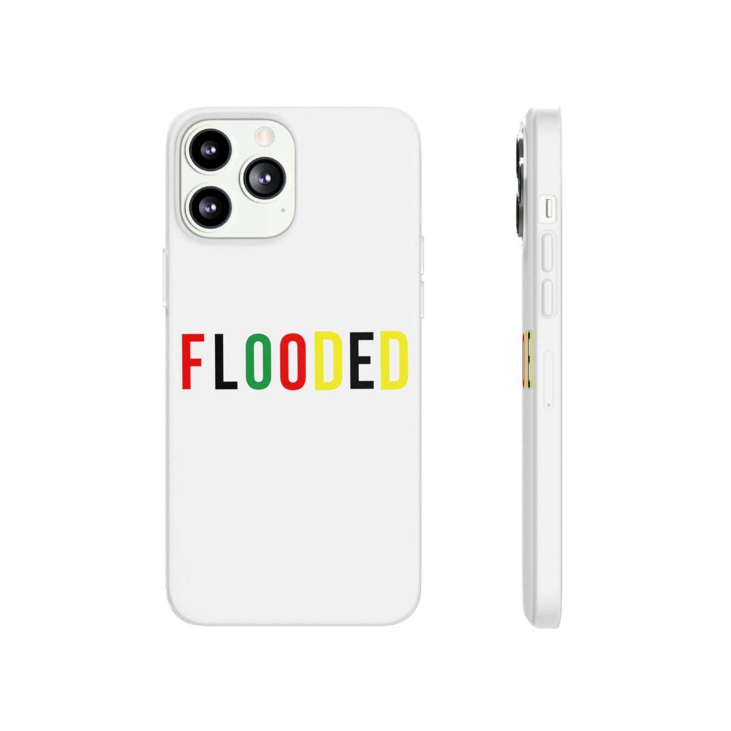 Flooded letters Flexi Cases