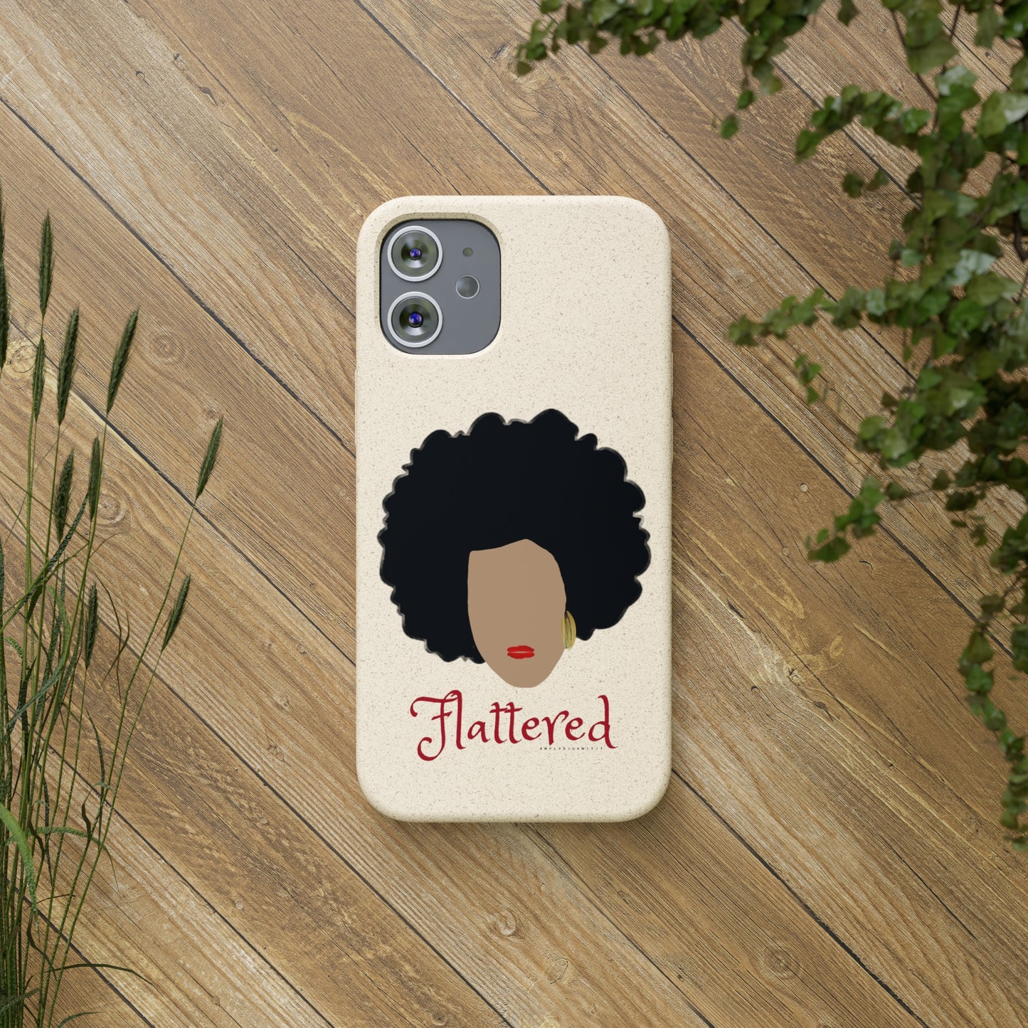 Flattered Biodegradable Cases