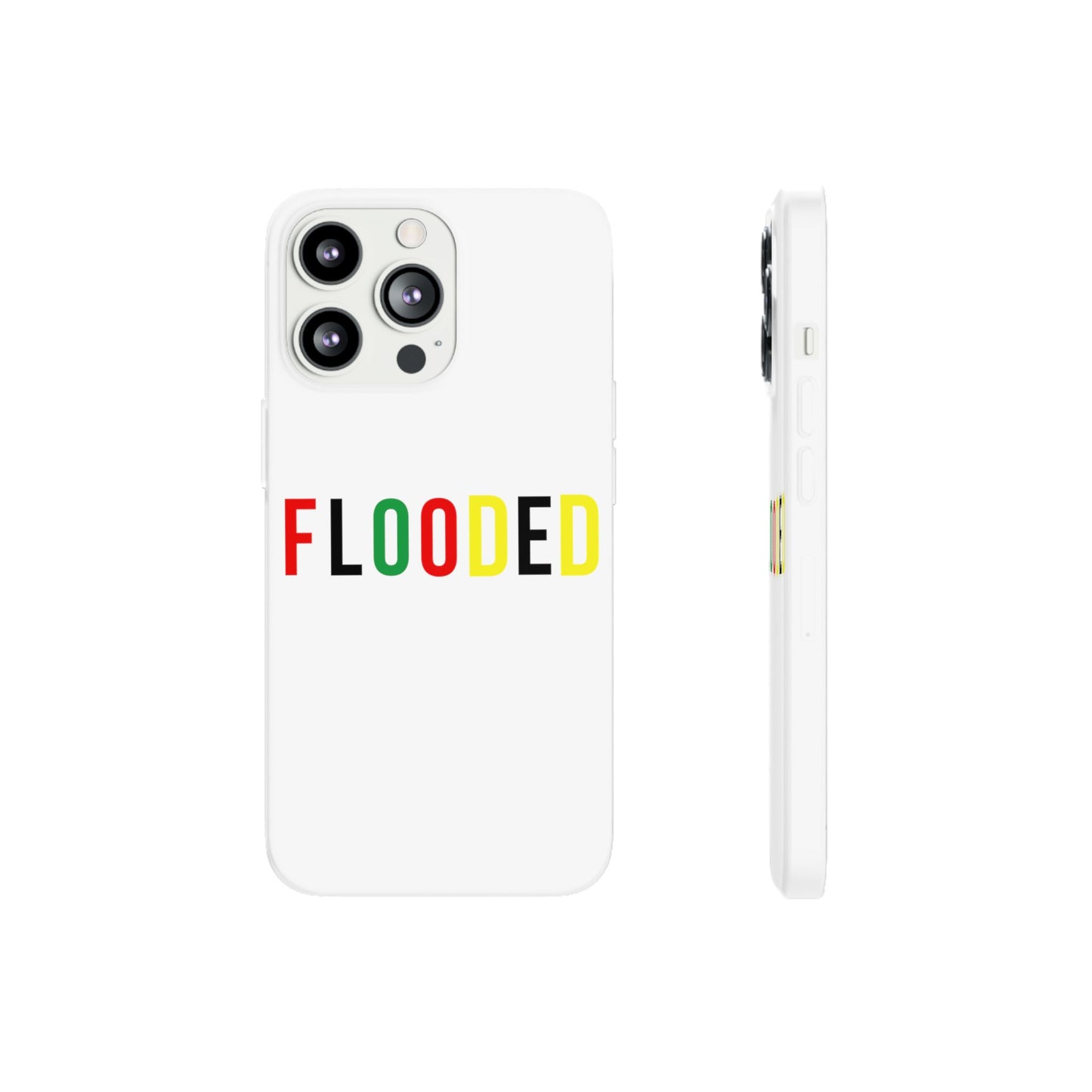 Flooded letters Flexi Cases
