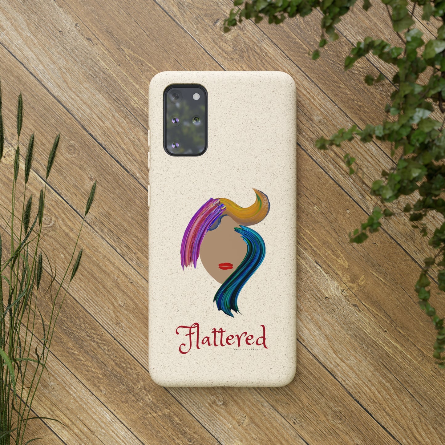 Flattered Biodegradable Cases