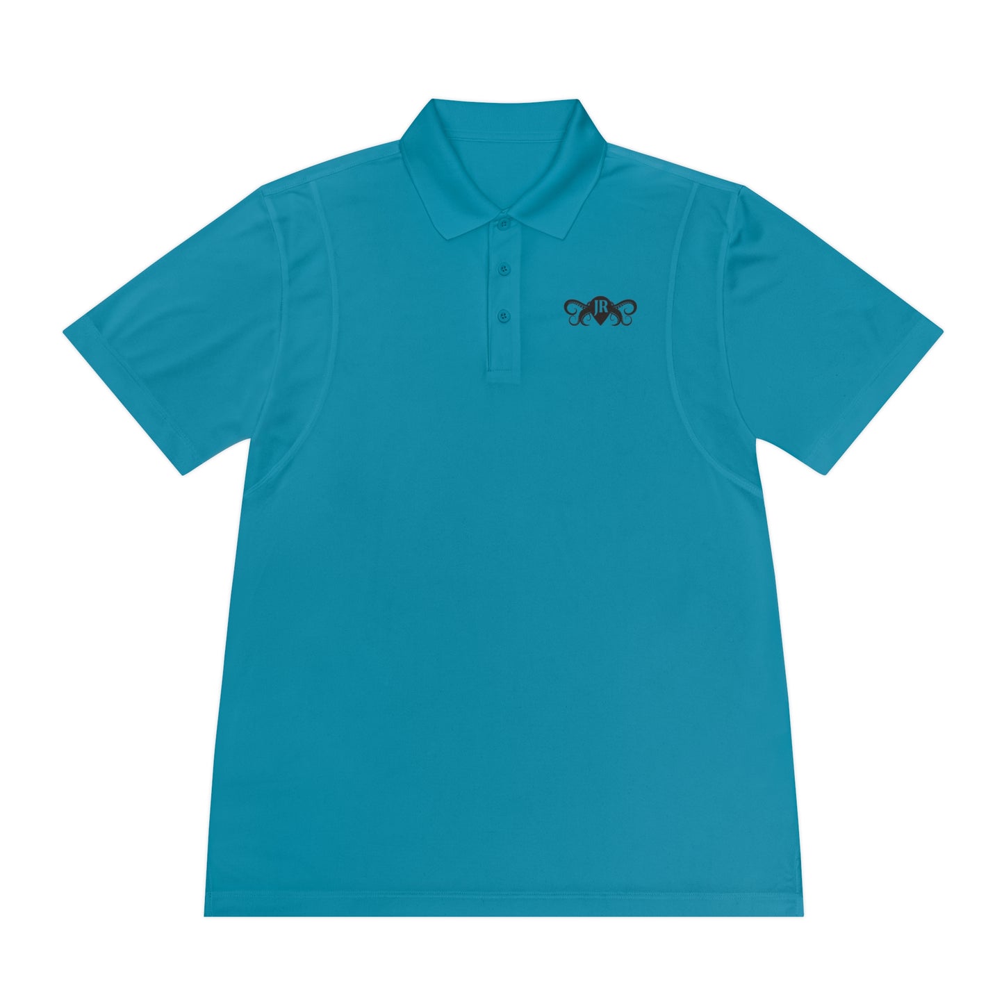 JR Men's Sport Polo Shirt - Classic White with Stylish Logo