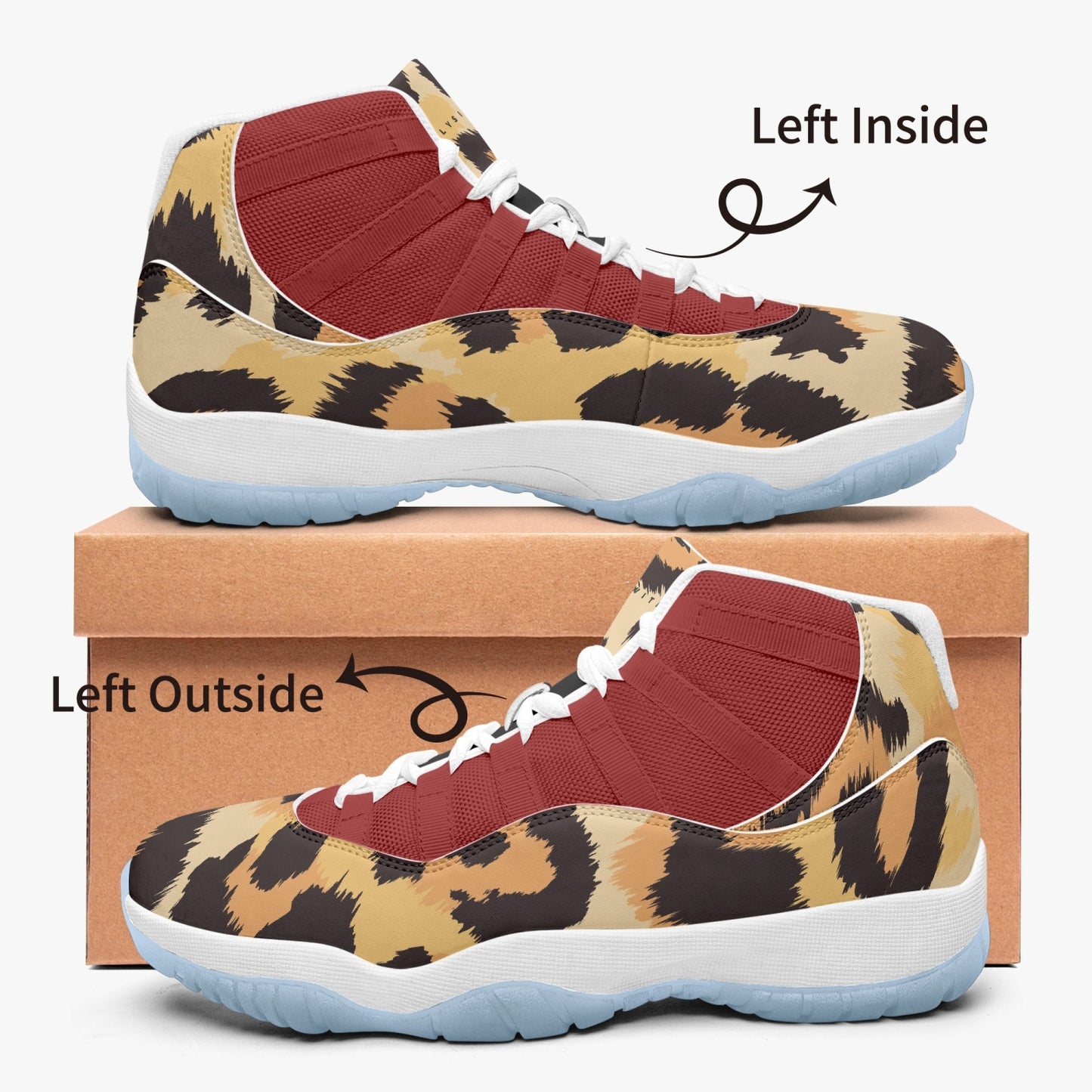 Smyly Sickwitit Basketball Sneakers -Blue Sole