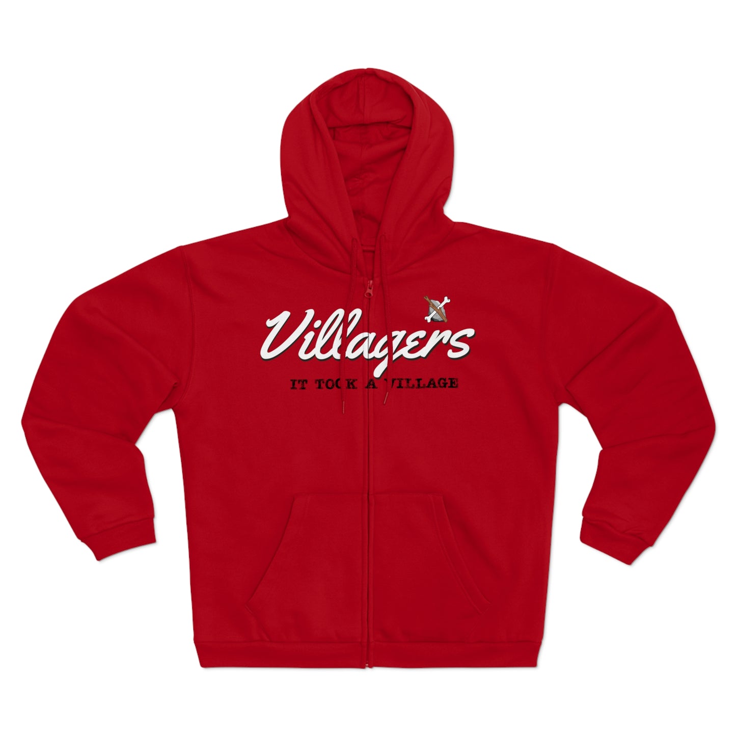 Villagers Zip Hoodie - Cozy Unisex Sweatshirt for Community Lovers