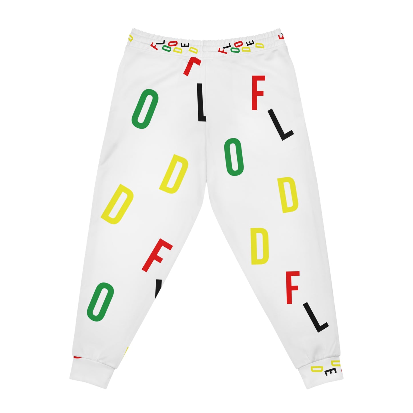 Most Flooded Letter Athletic Joggers