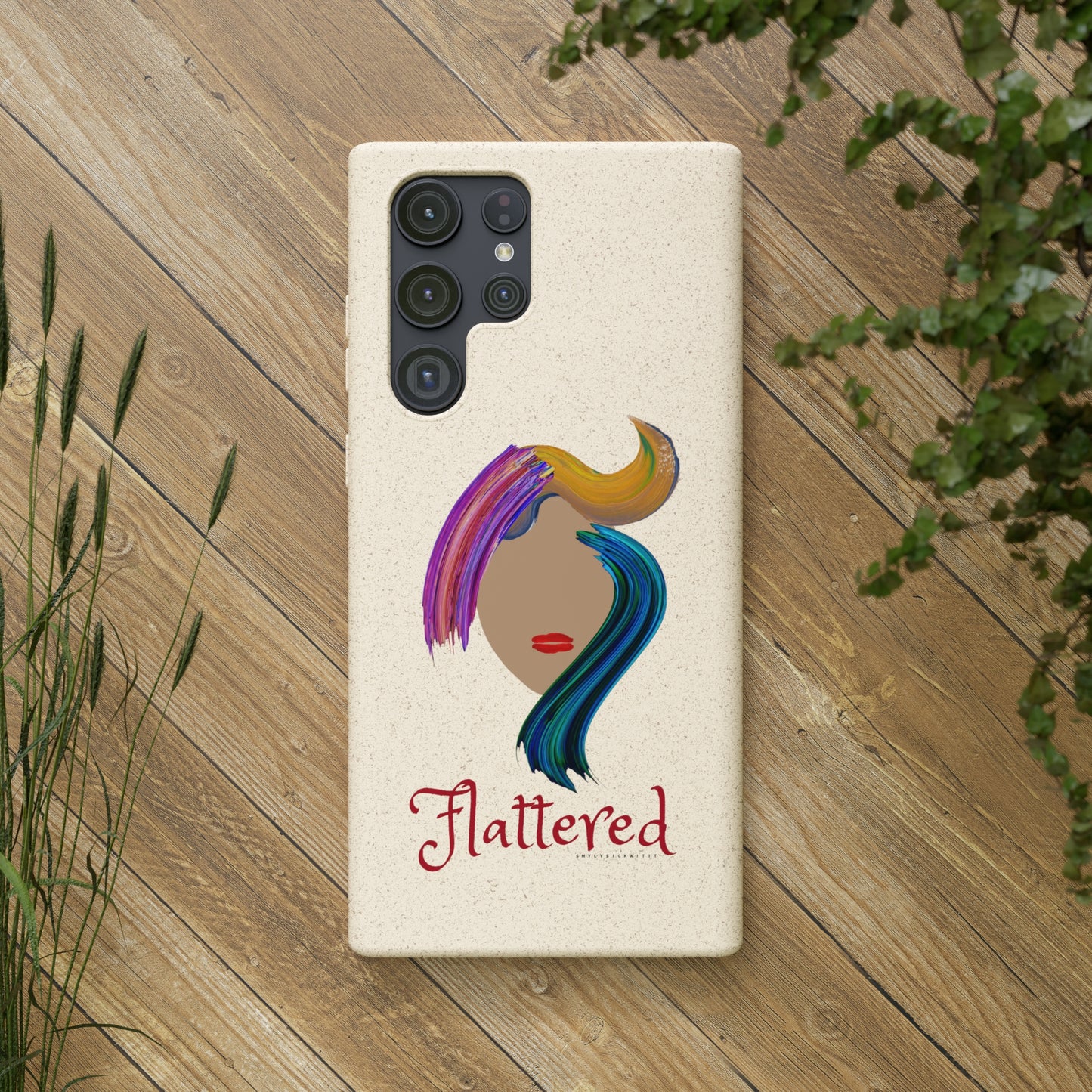 Flattered Biodegradable Cases