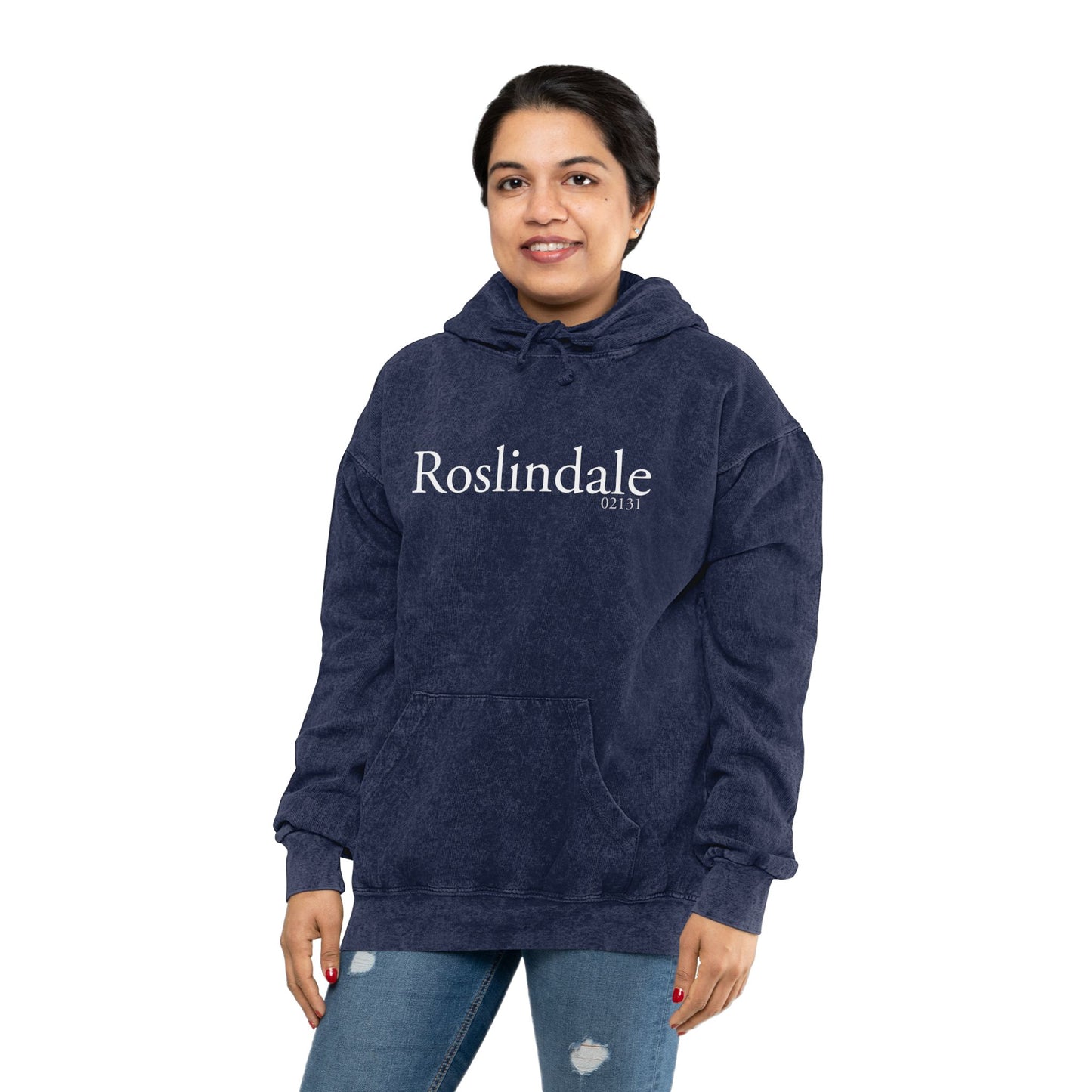 Roslindale Unisex Mineral Wash Hoodie