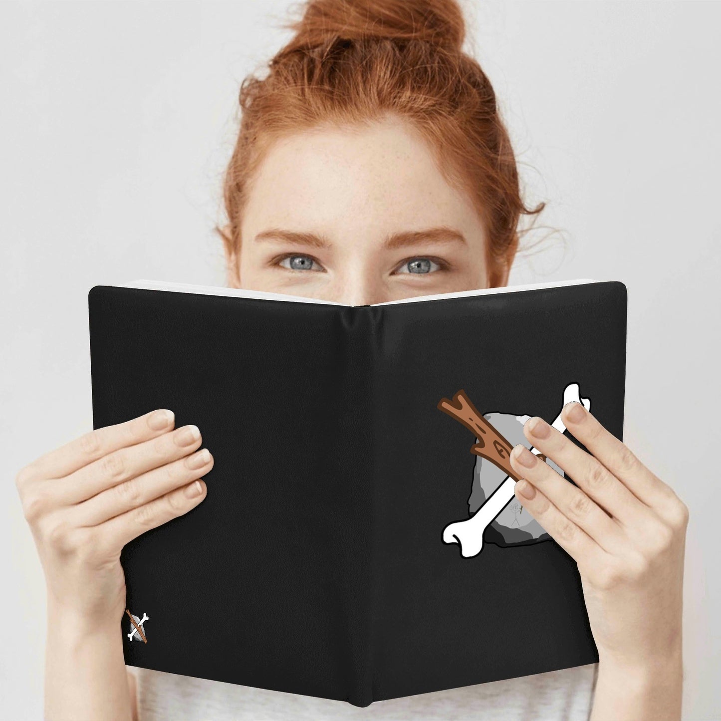 Custom 2 Sides Print PU Black and Brown Notebook