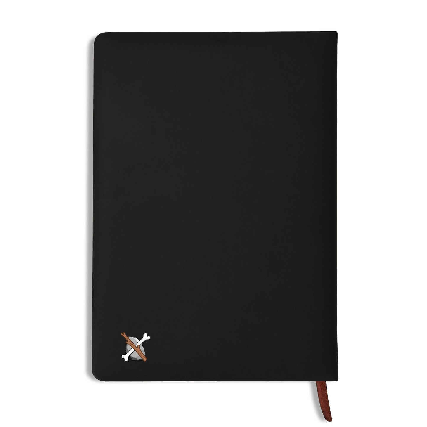 Custom 2 Sides Print PU Black and Brown Notebook