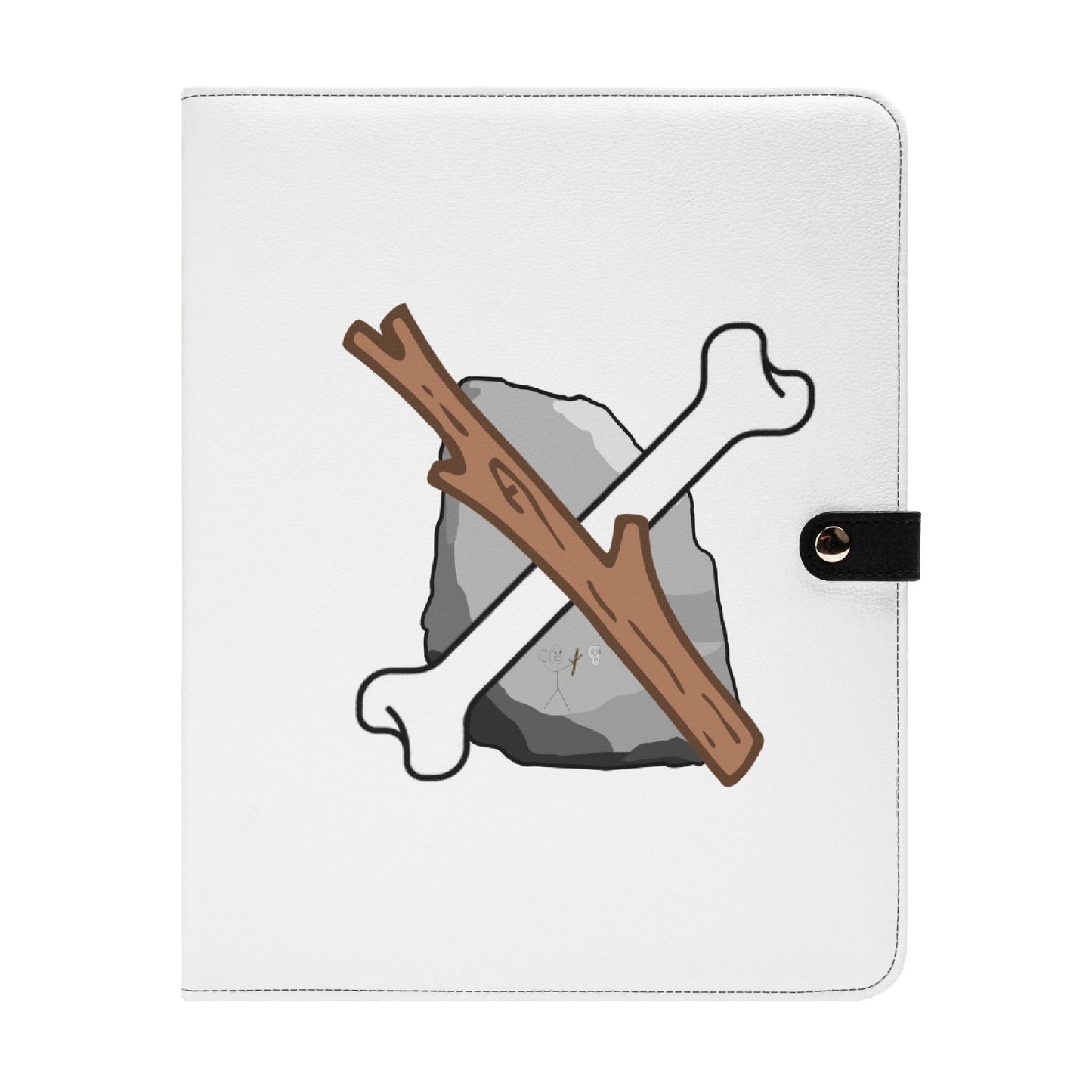 Foldable Leather Portfolio Organizer with Clipboard for Paperwork and Students (with clip)