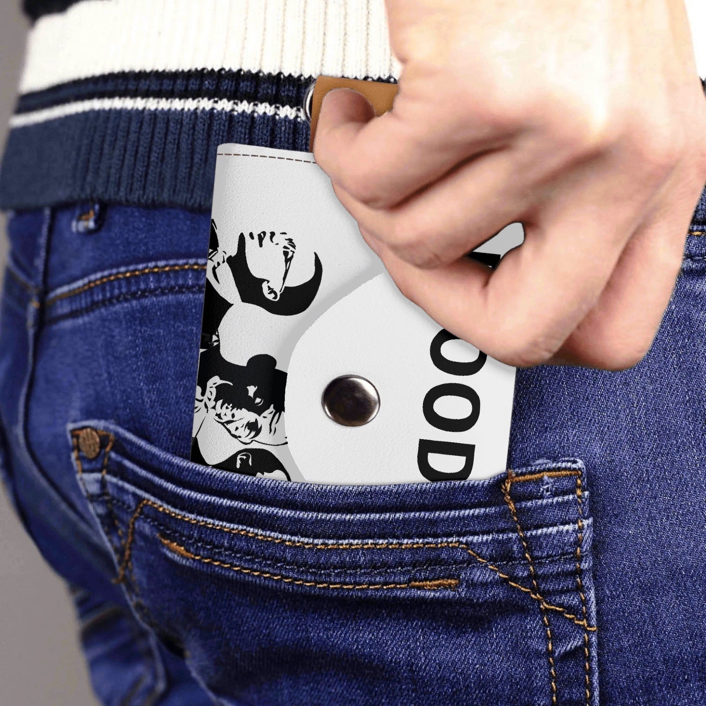 Follow Your Dreams Leather Custom KeyChain Purse
