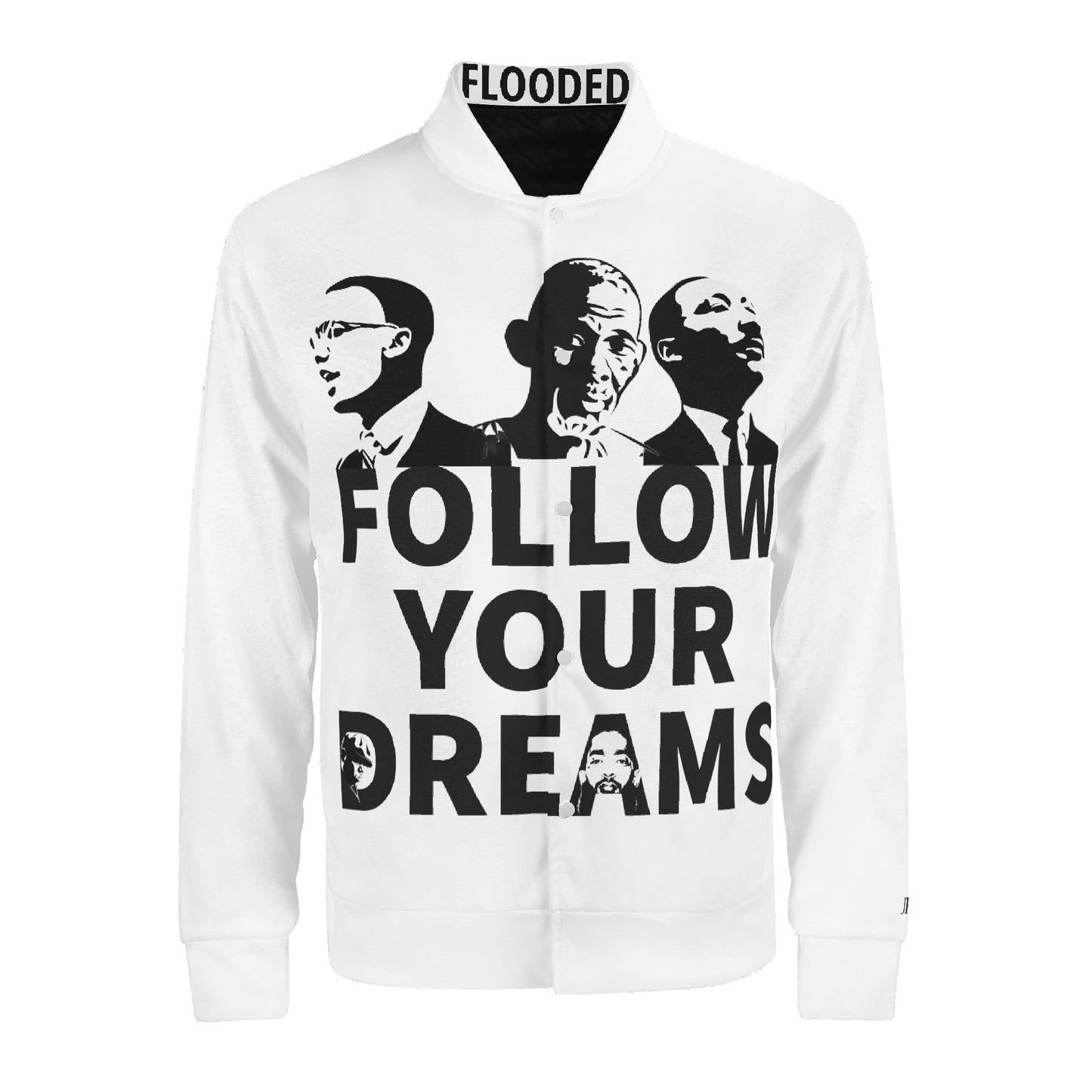 Follow Your Dreams Unisex Fashion Baseball Jacket