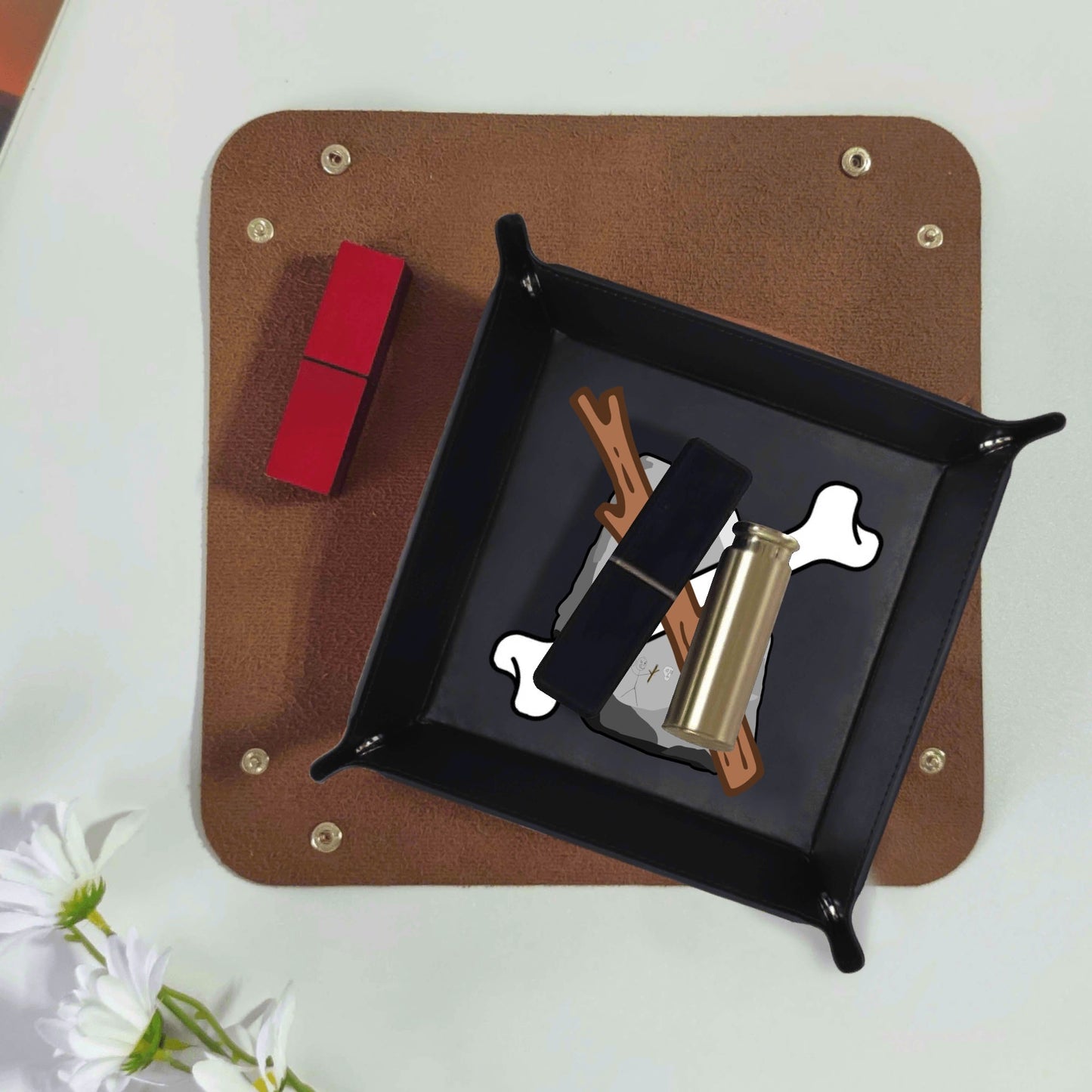 SSB PU Leather Valet Tray