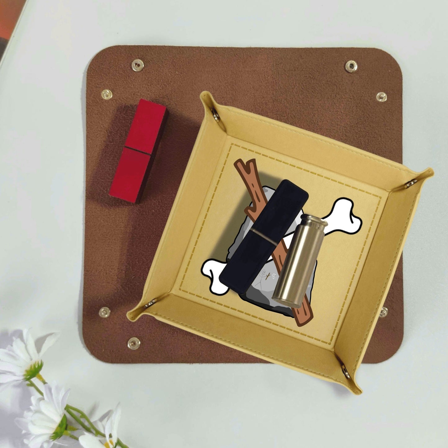 SSB PU Leather Valet Tray