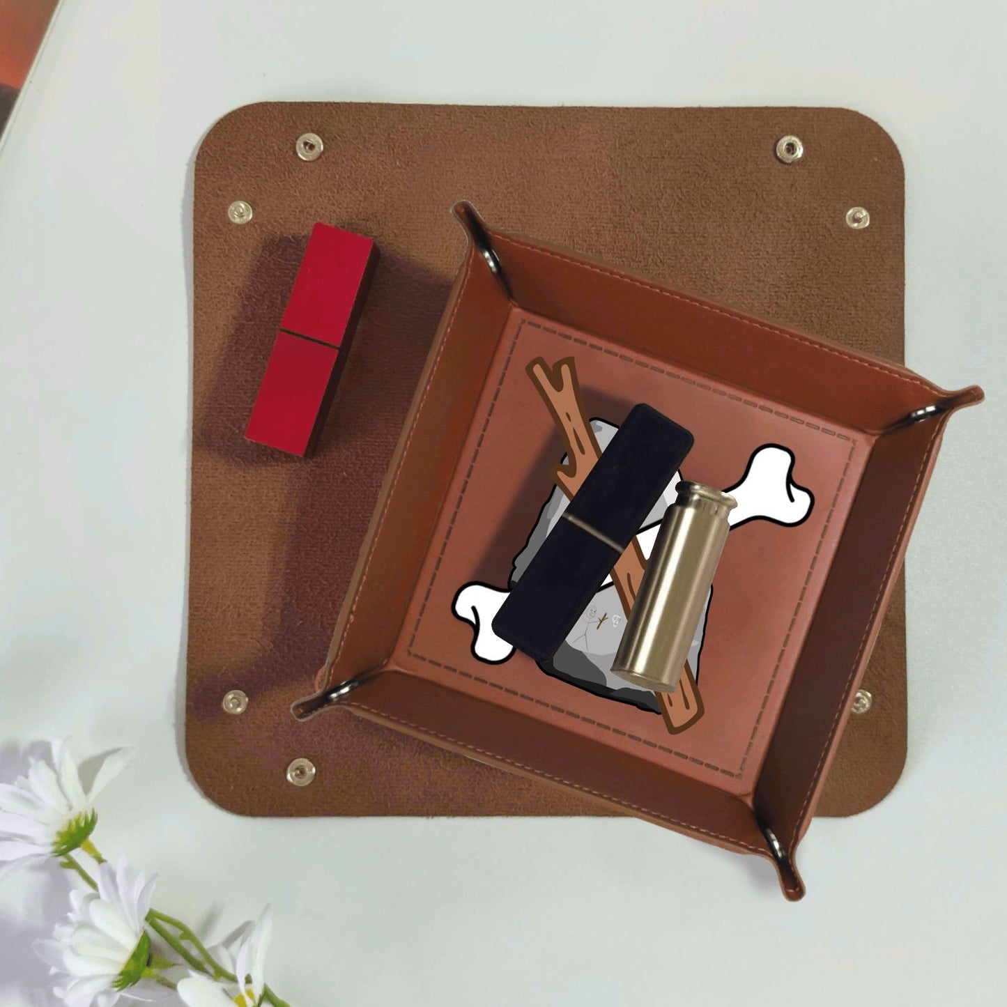 SSB PU Leather Valet Tray