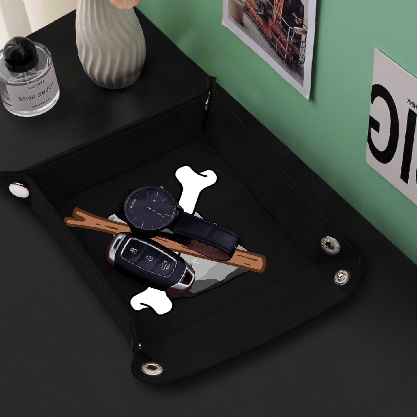 SSB PU Leather Valet Tray