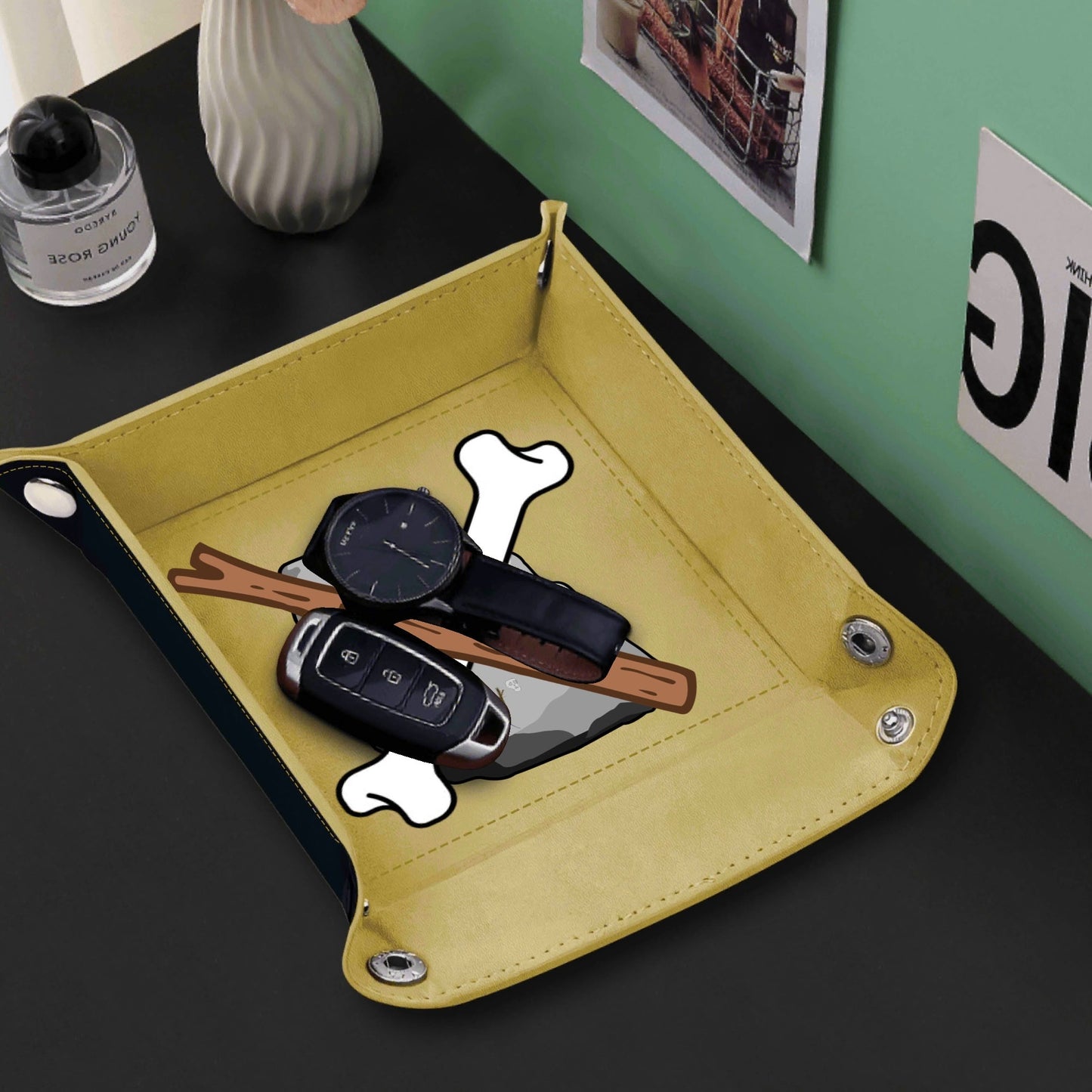 SSB PU Leather Valet Tray