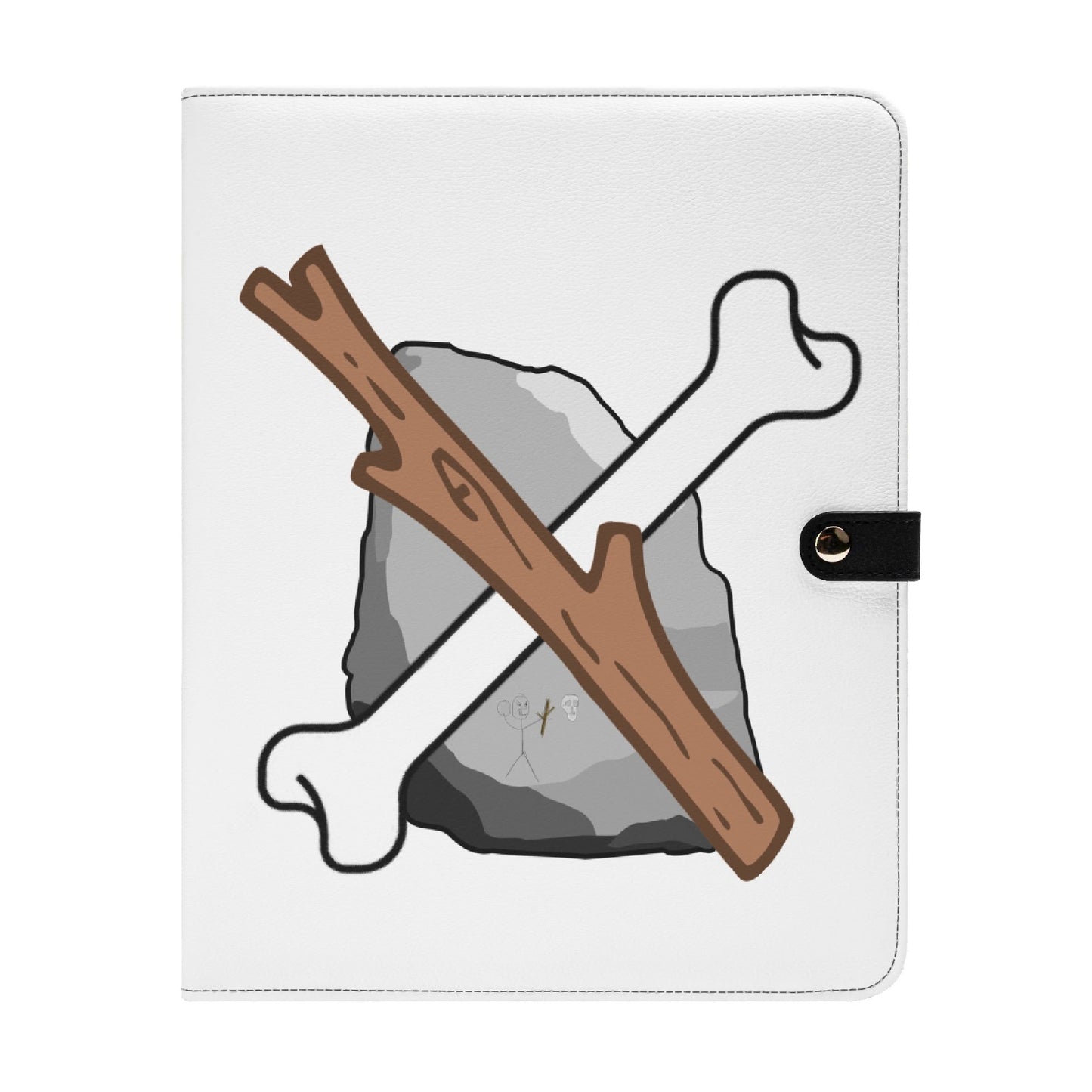 SSB Foldable Leather Portfolio Organizer with Clipboard