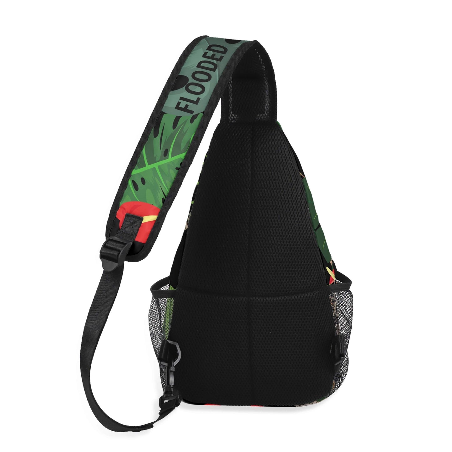 FLOODED Chest Crossbody Bag with Adjustable Strap