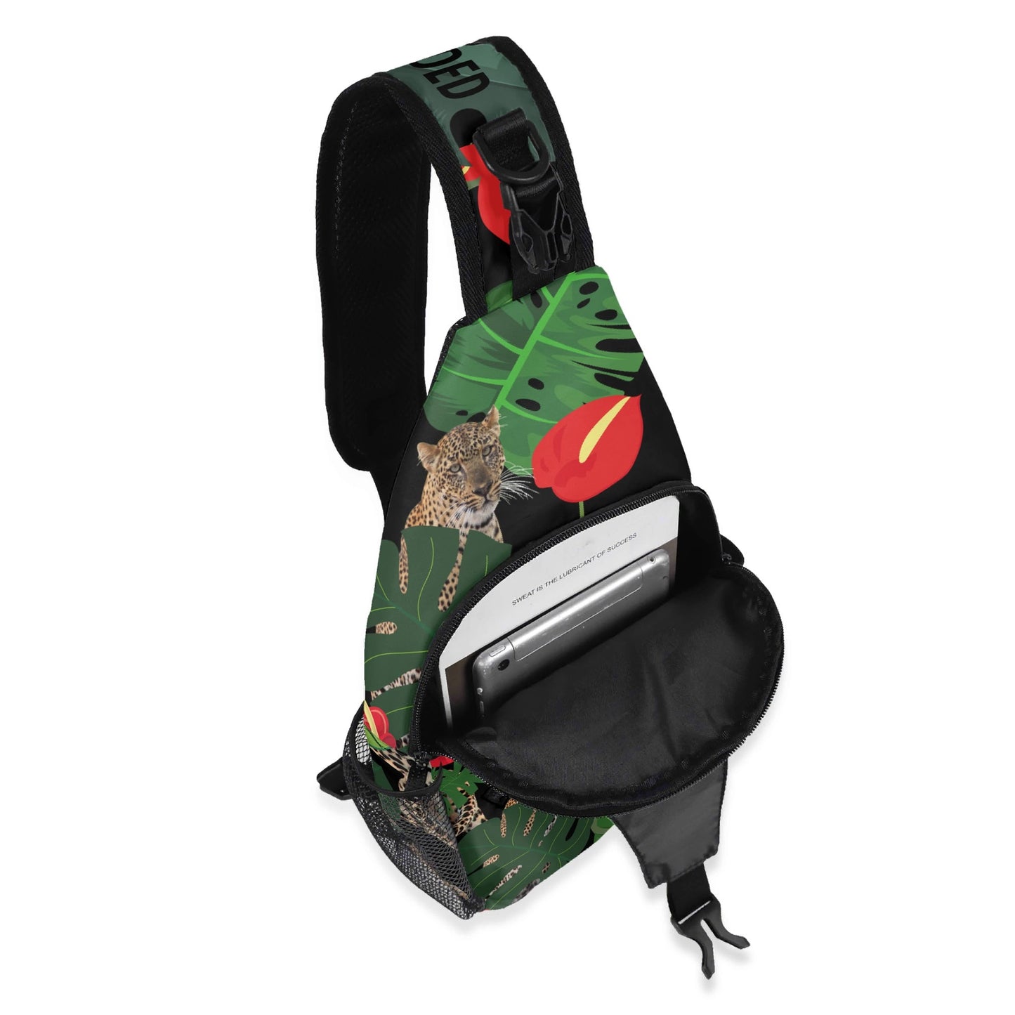 FLOODED Chest Crossbody Bag with Adjustable Strap