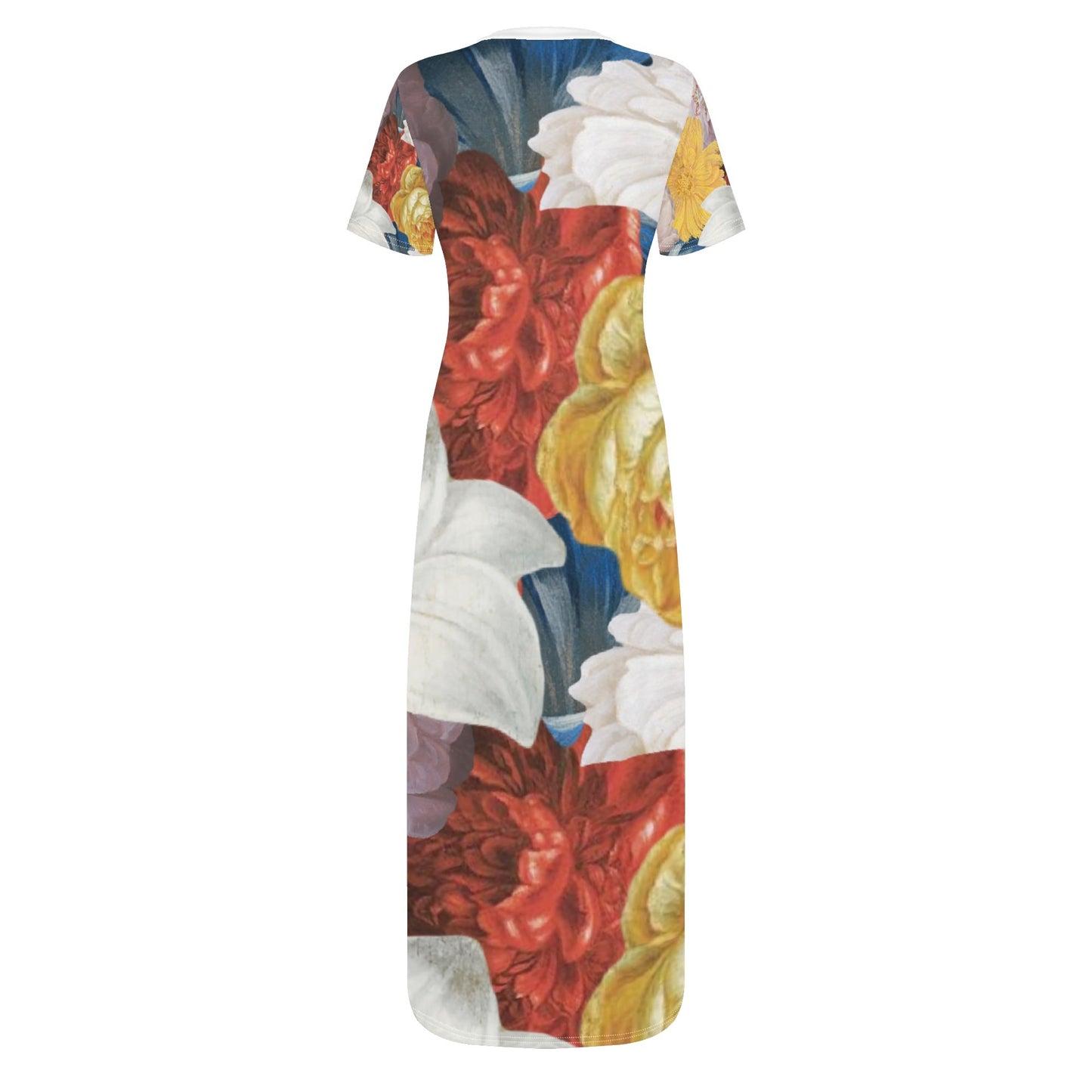 FLOODED Womens Short Sleeve Dress Casual