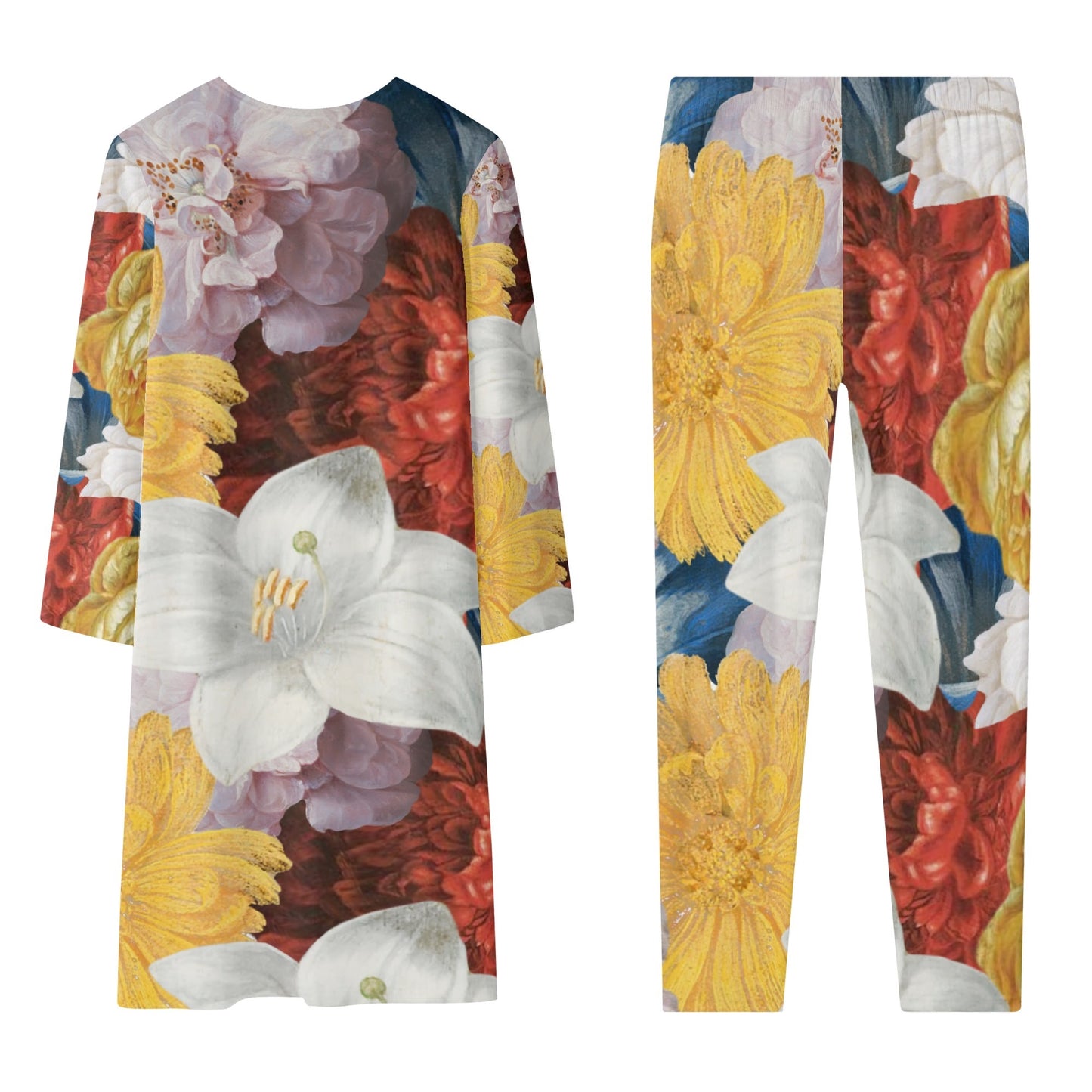 FLOODED VIBES Womens Long Sleeve Cardigan and Leggings Sets
