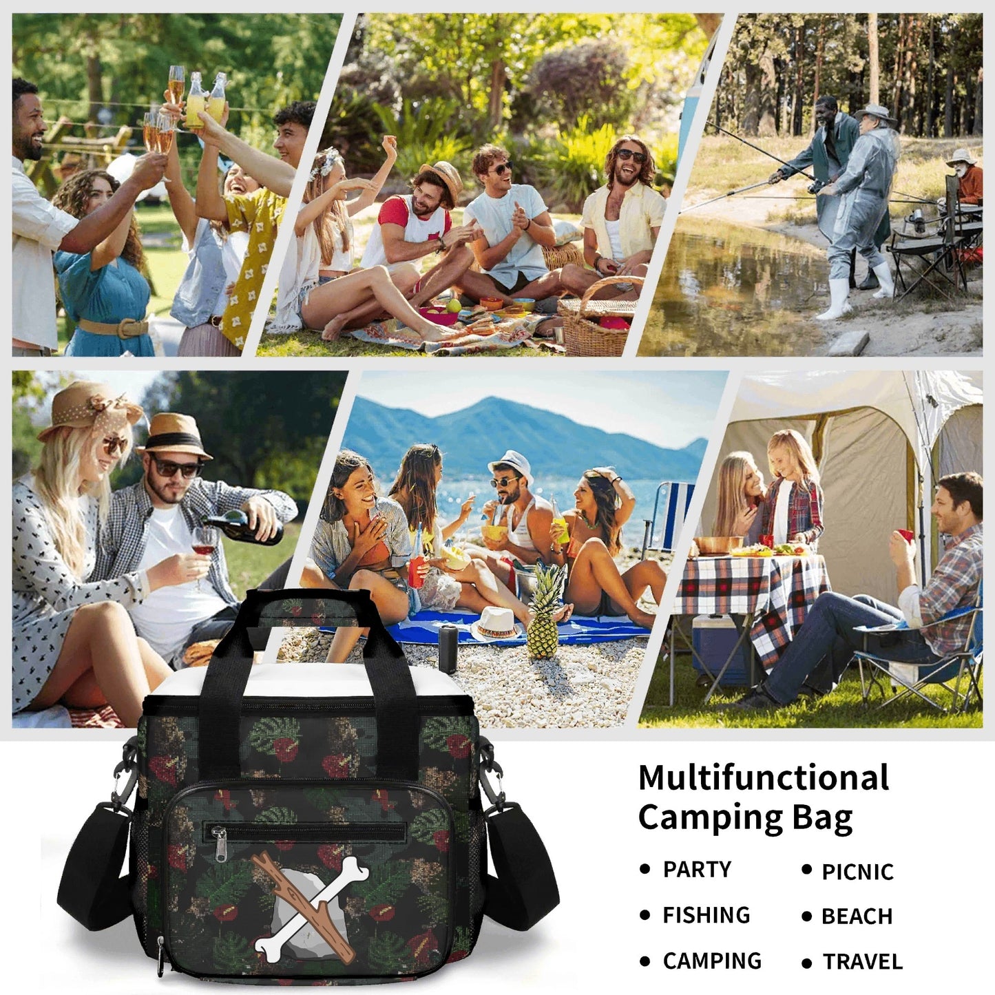 SSB Customization Insulated Picnic Bag Leakproof Cooler Bag Lunch Box