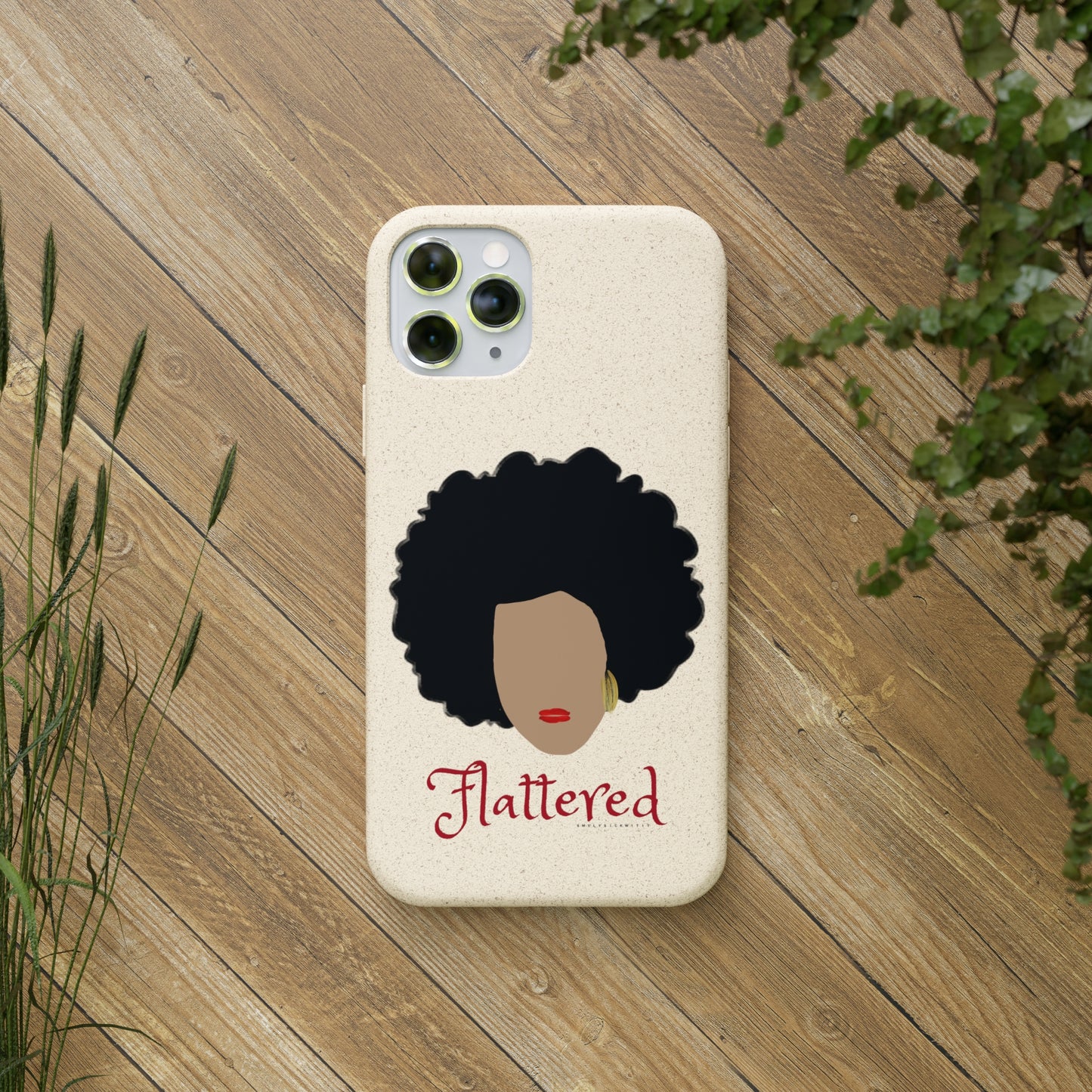 Flattered Biodegradable Cases