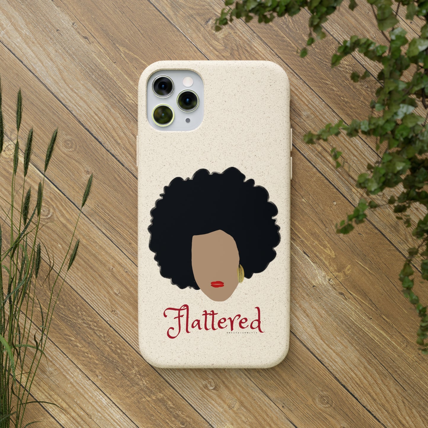 Flattered Biodegradable Cases