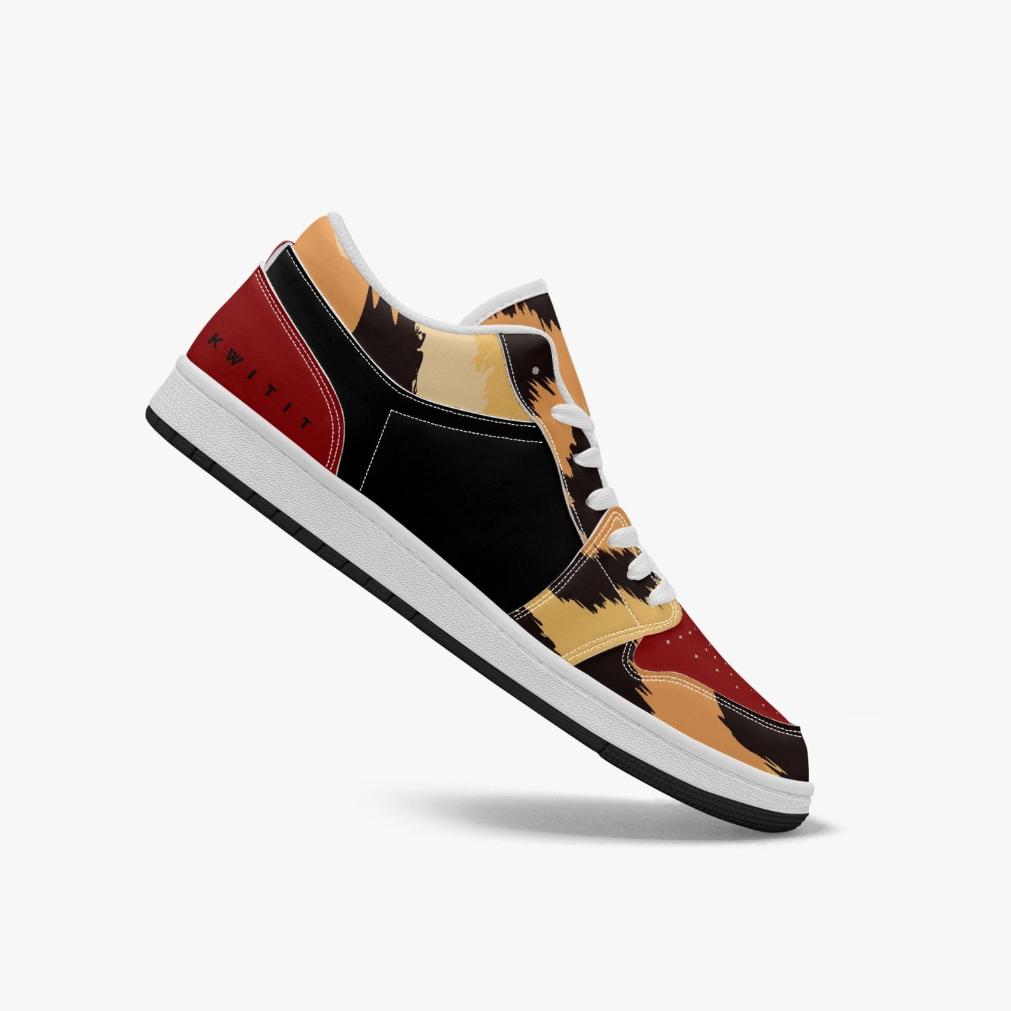 Flooded Jungle Type 2 Low-Top AJ1 Leather Sneakers
