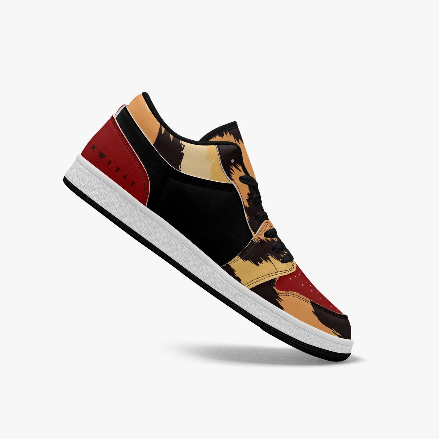 Flooded Jungle Type 2 Low-Top AJ1 Leather Sneakers