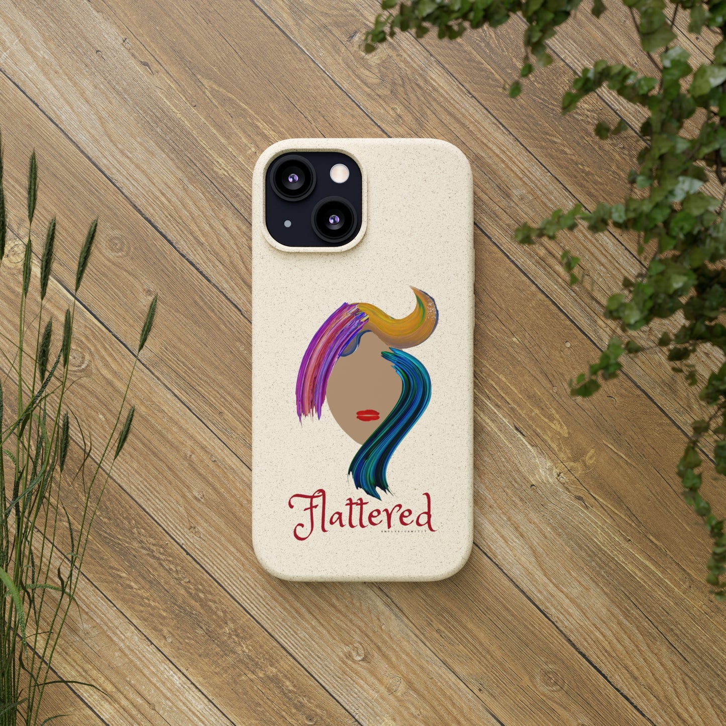 Flattered Biodegradable Cases