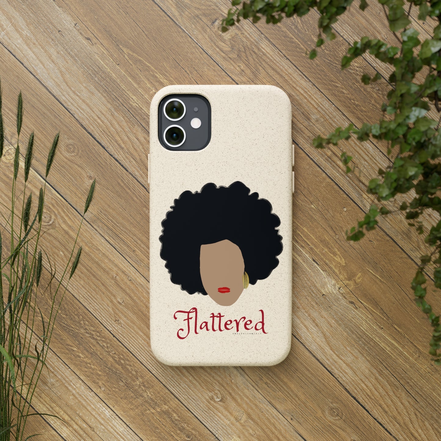 Flattered Biodegradable Cases