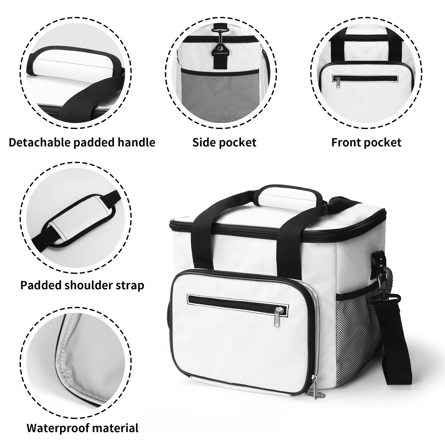 SSB Customization Insulated Picnic Bag Leakproof Cooler Bag Lunch Box