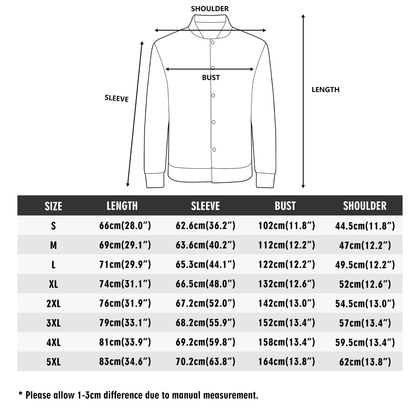 Follow Your Dreams Unisex Fashion Baseball Jacket