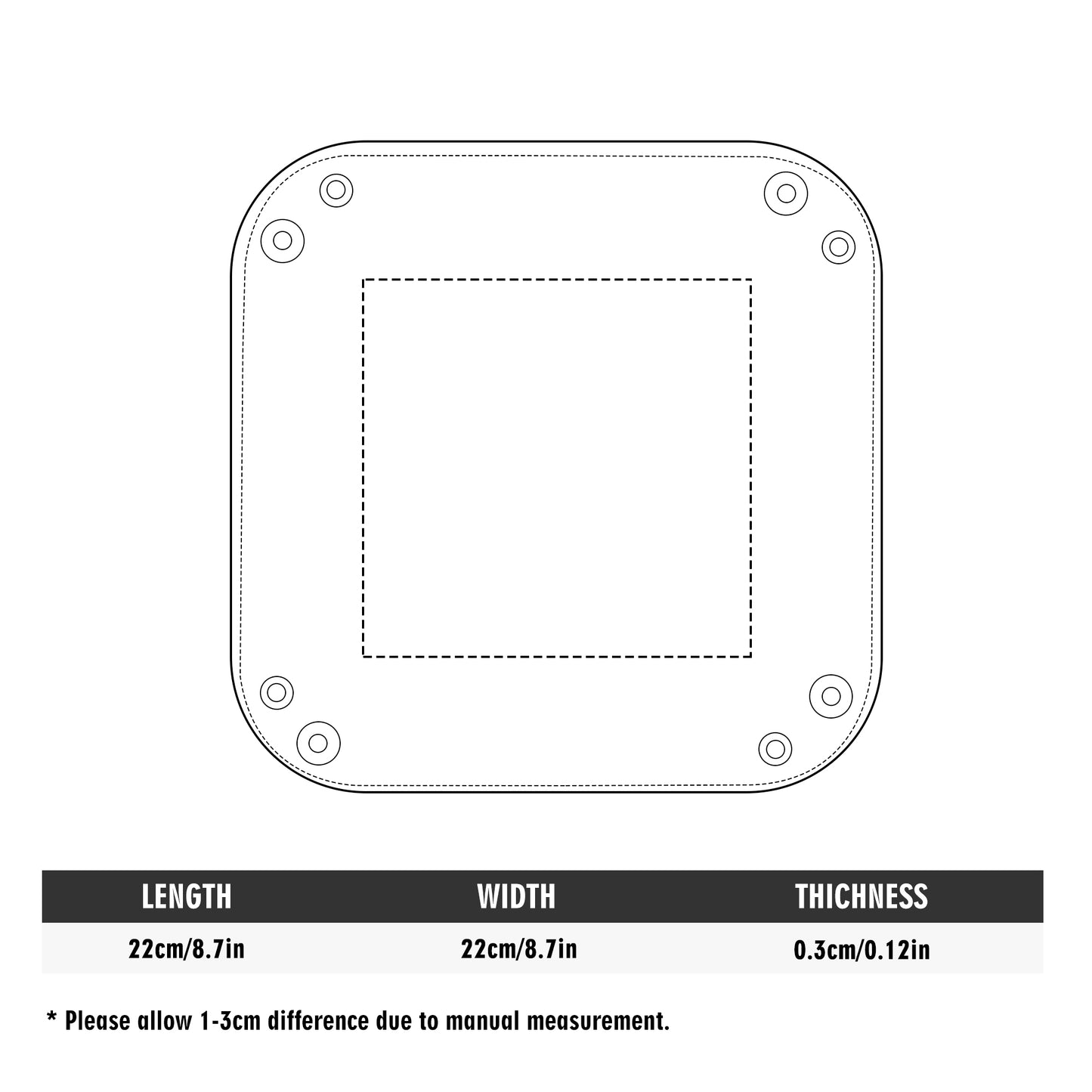 SSB PU Leather Valet Tray