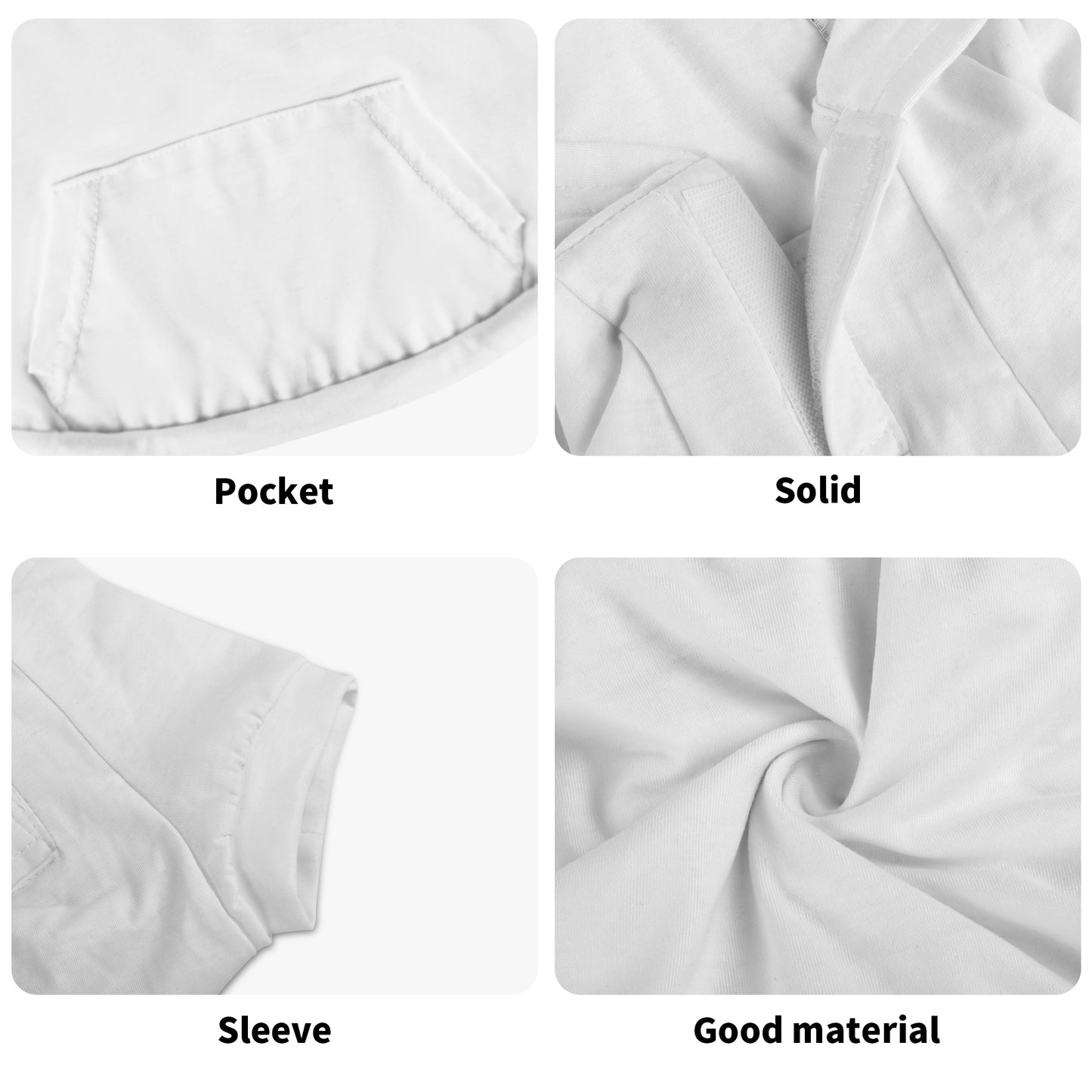 SSB Animal Clothes 4 Legs Outfit Pet Pullover Hoodie