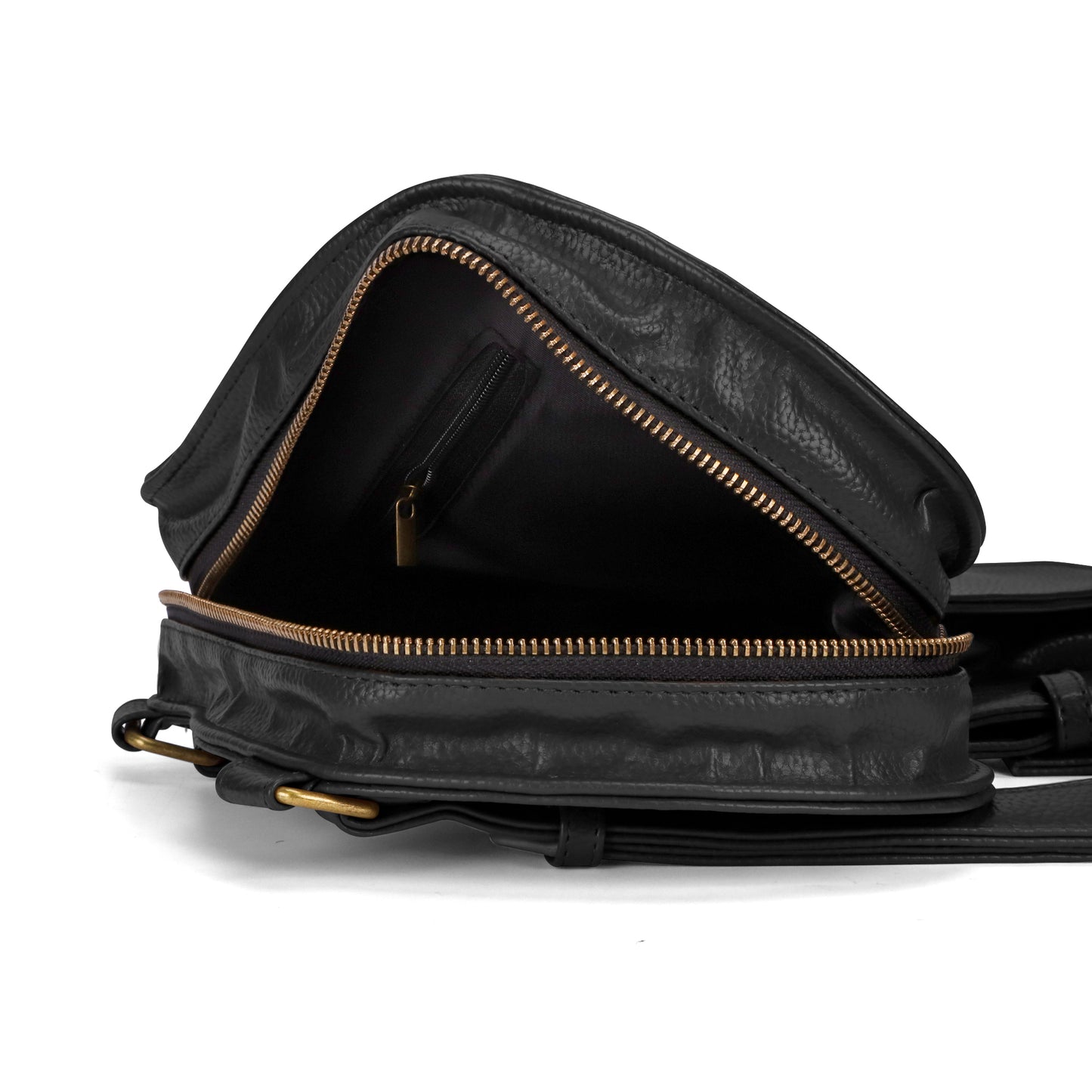 Follow Your Dreams Leather Africa Map Bag