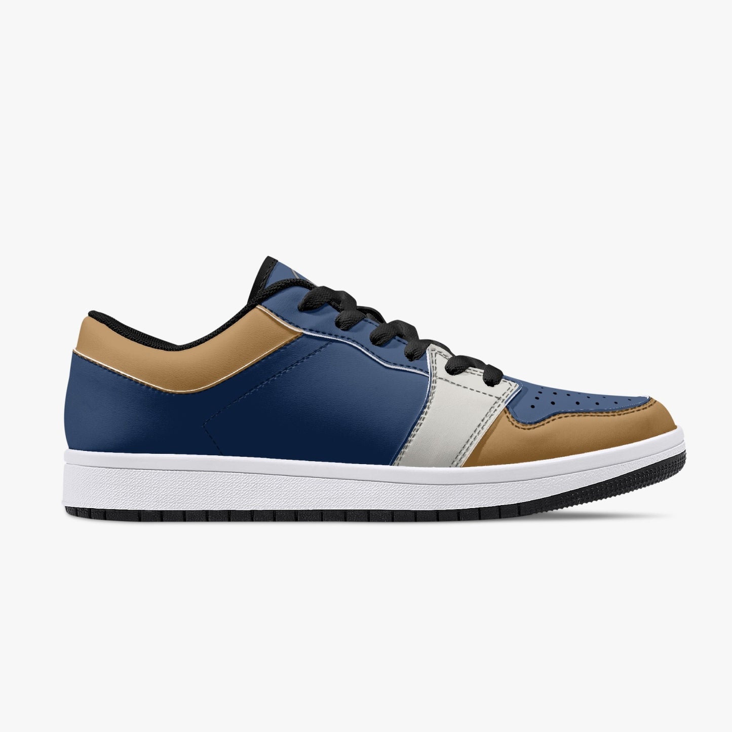 Smyly Sickwitit Low-Top Leather Sneakers - White/Black