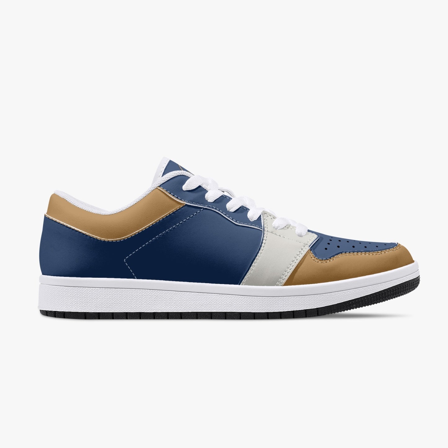 Smyly Sickwitit Low-Top Leather Sneakers - White/Black